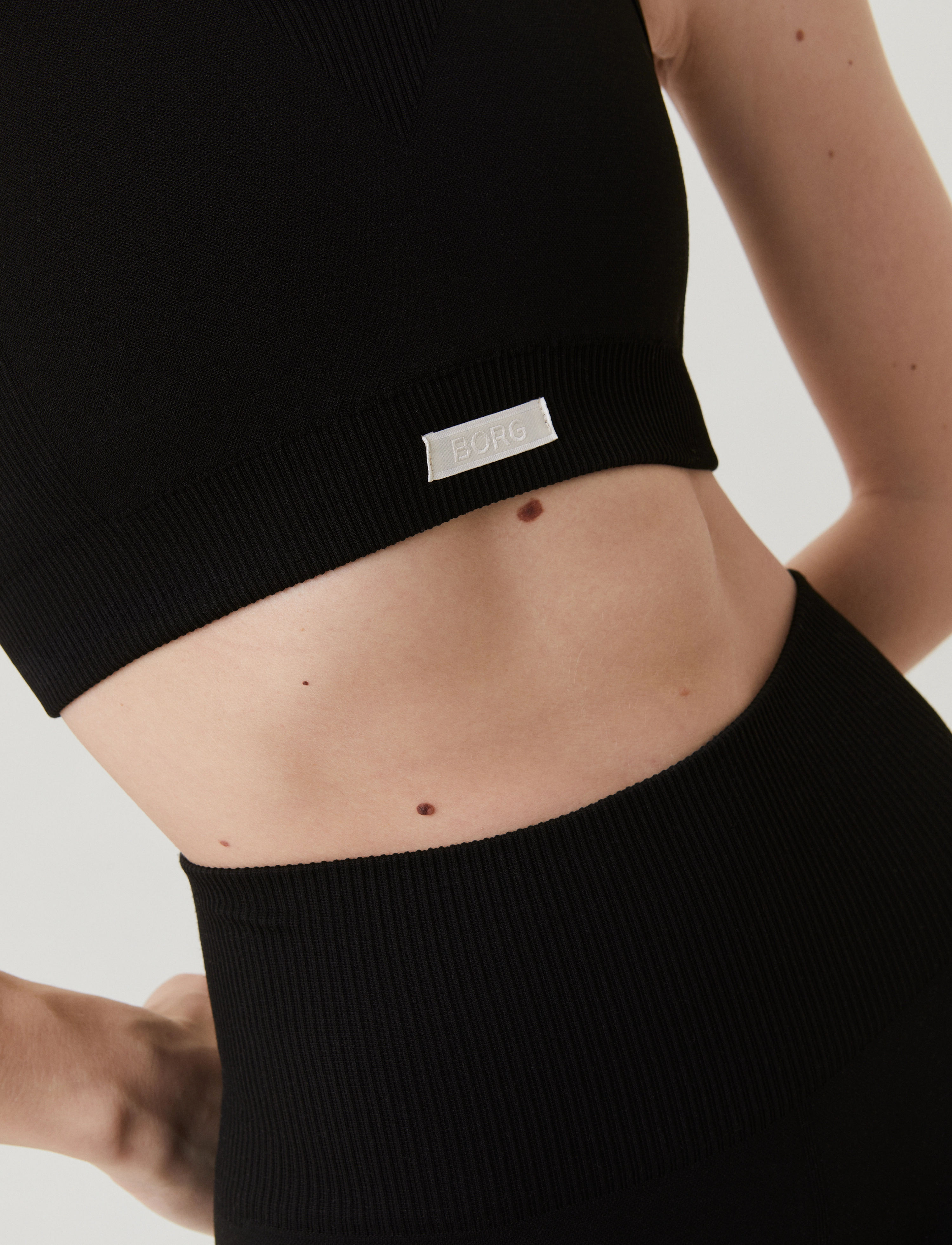Björn Borg - BORG LOW SEAMLESS BRA - black beauty - 5