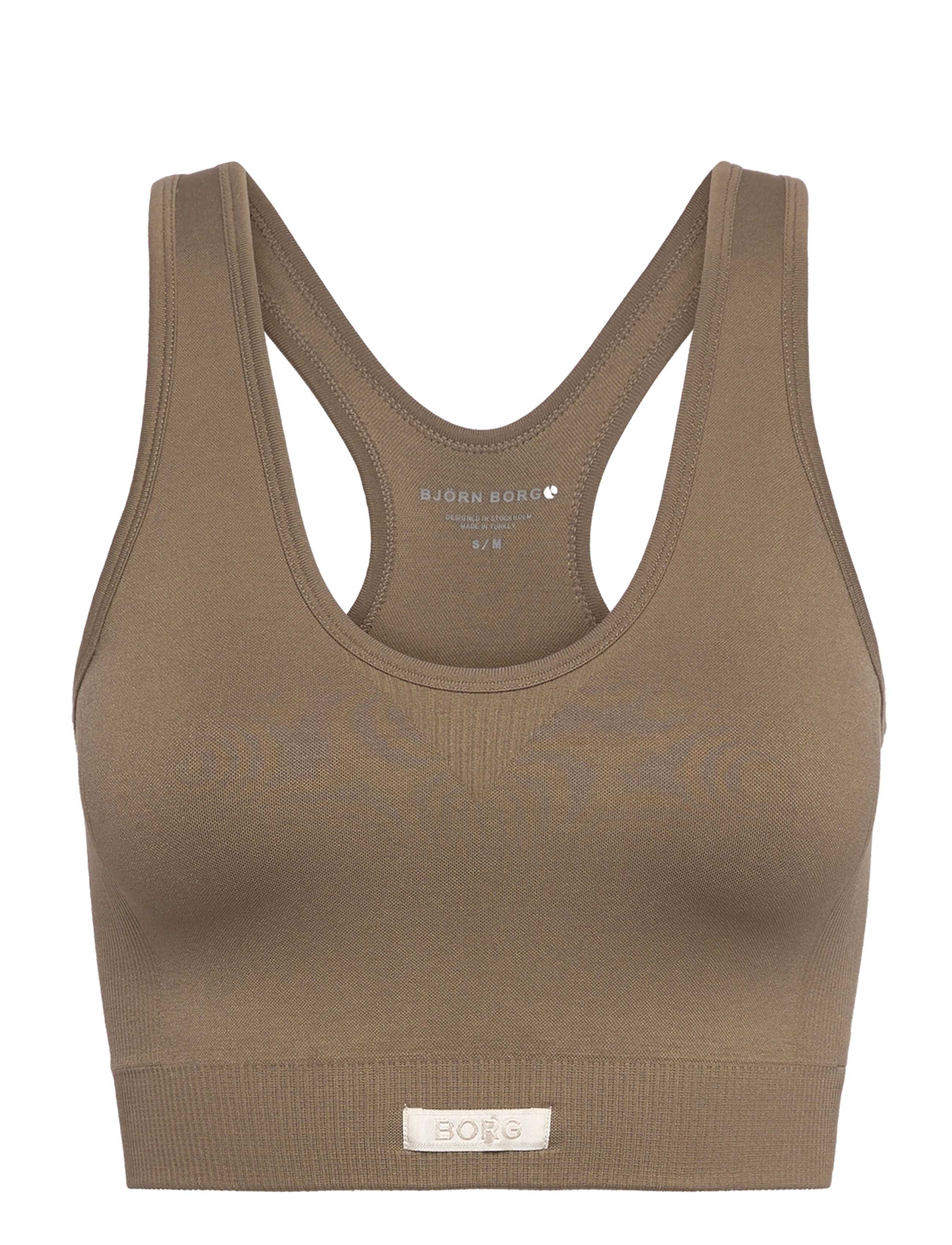 BORG LOW SEAMLESS BRA - FALLEN ROCK