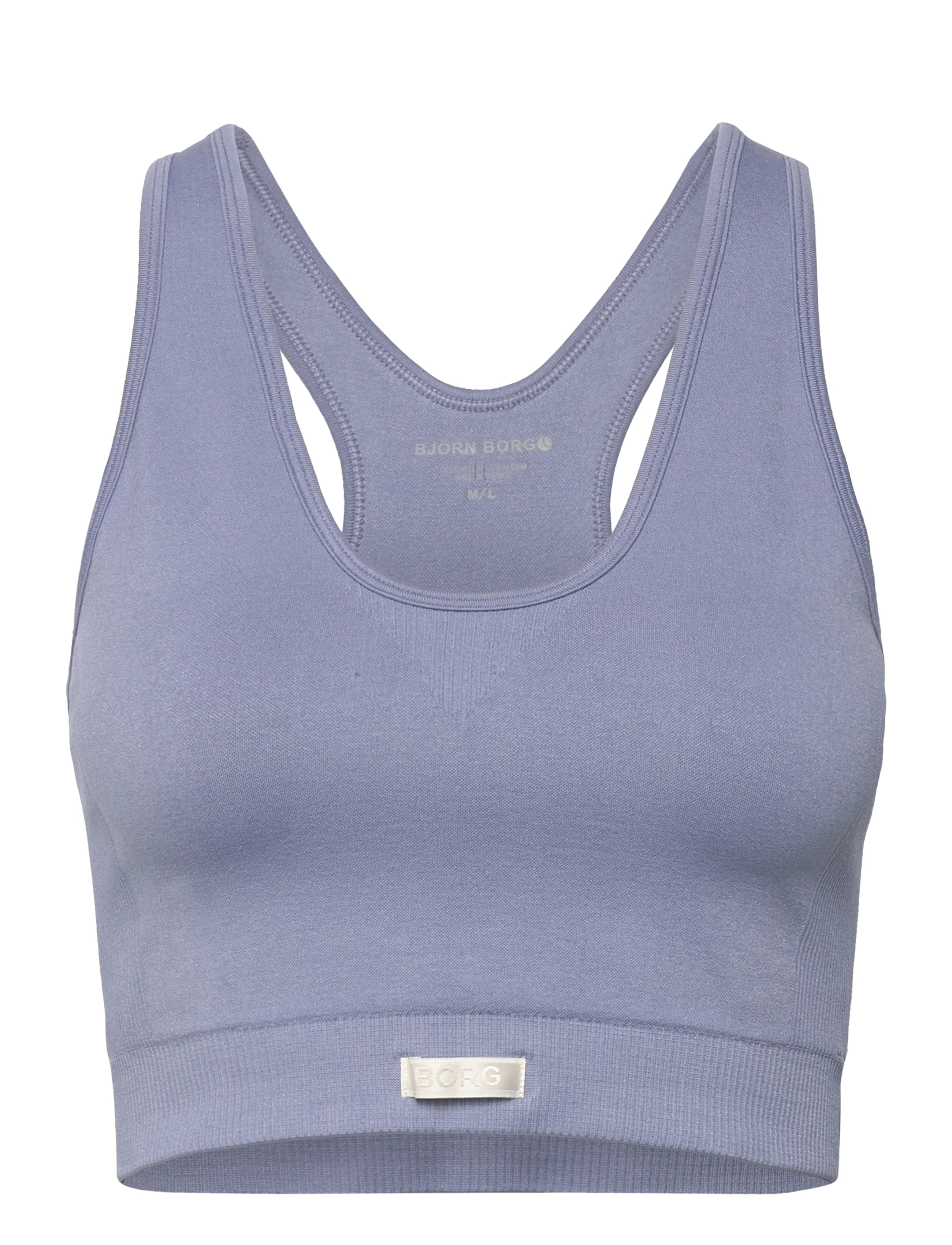 BORG LOW SEAMLESS BRA - STONEWASH