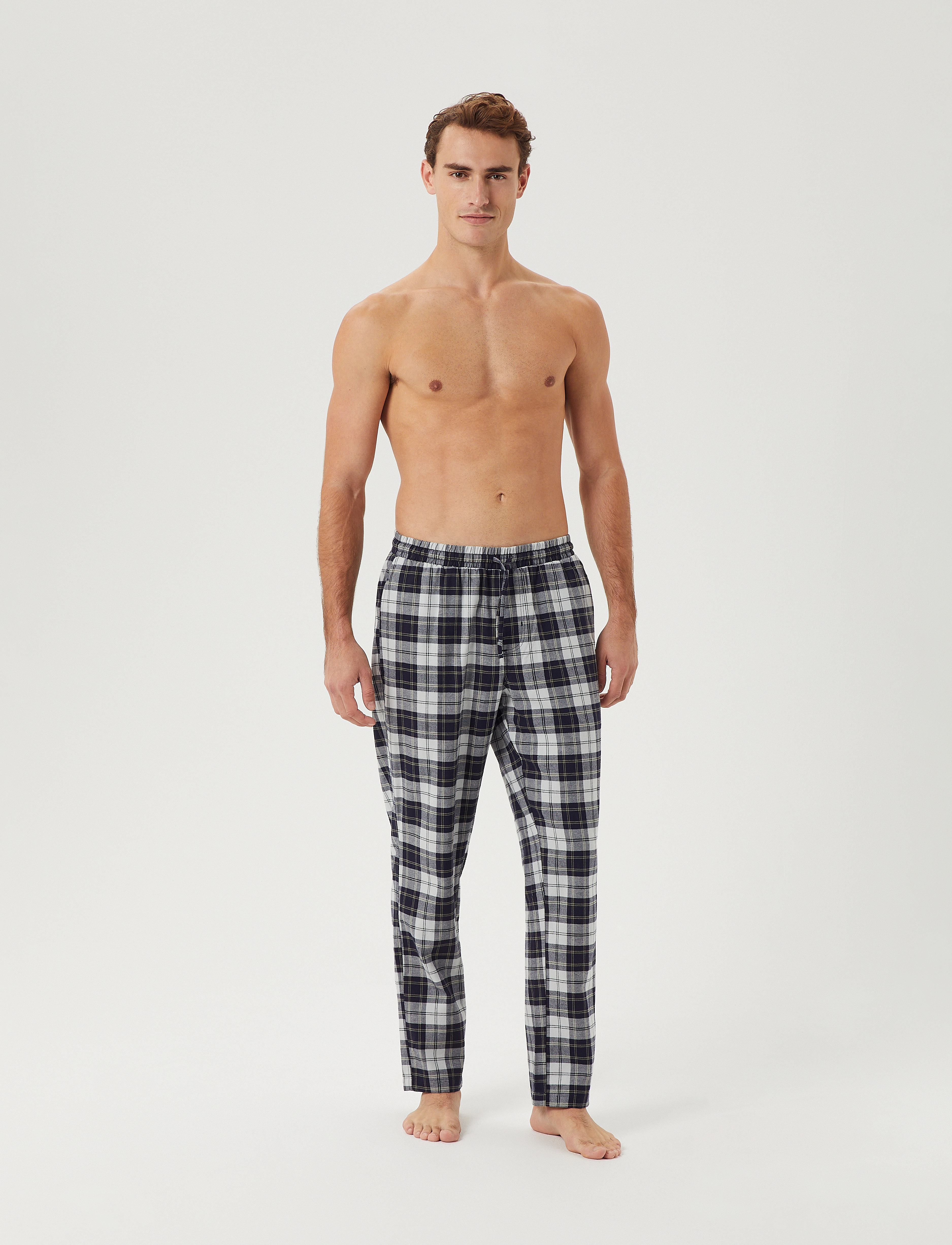 Björn Borg - CORE FLANNEL PYJAMA PANTS - pyjamasnederdelar - bb forest tartan 2 - 4