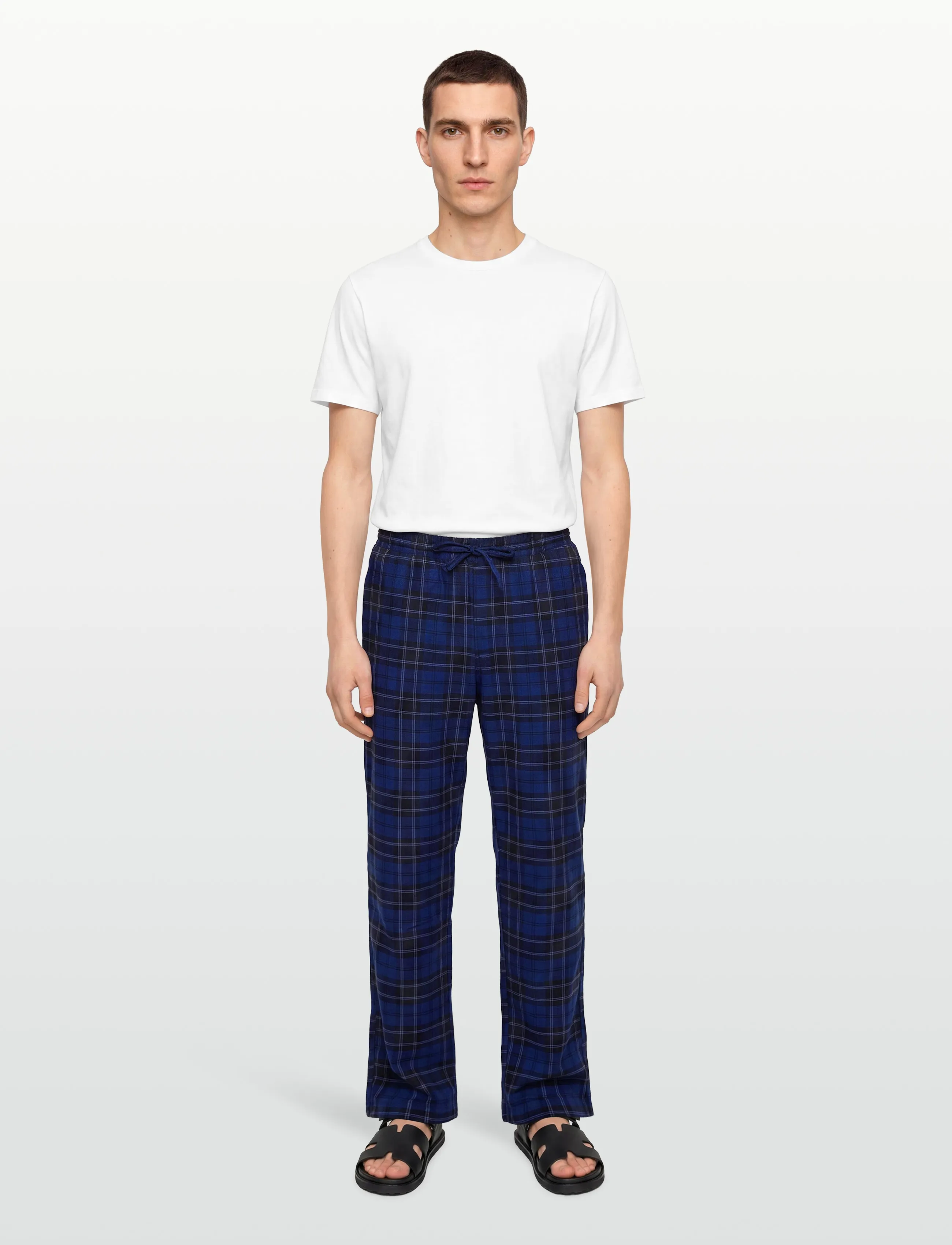 Björn Borg - CORE FLANNEL PYJAMA PANTS - pyjamahose - bb forest tartan 8 - 0