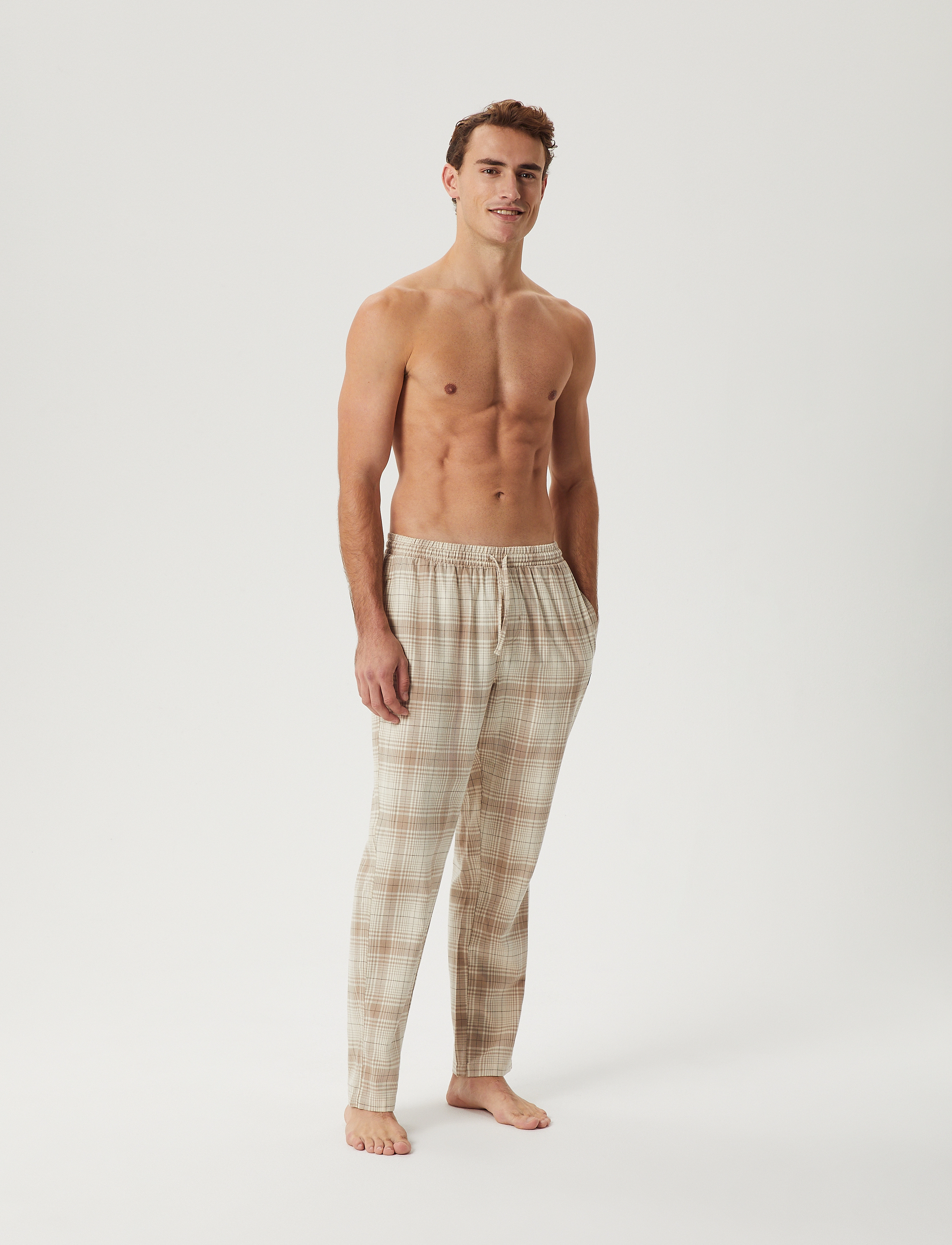 Björn Borg - CORE FLANNEL PYJAMA PANTS - pyjamasnederdelar - bb ombre 3 - 4