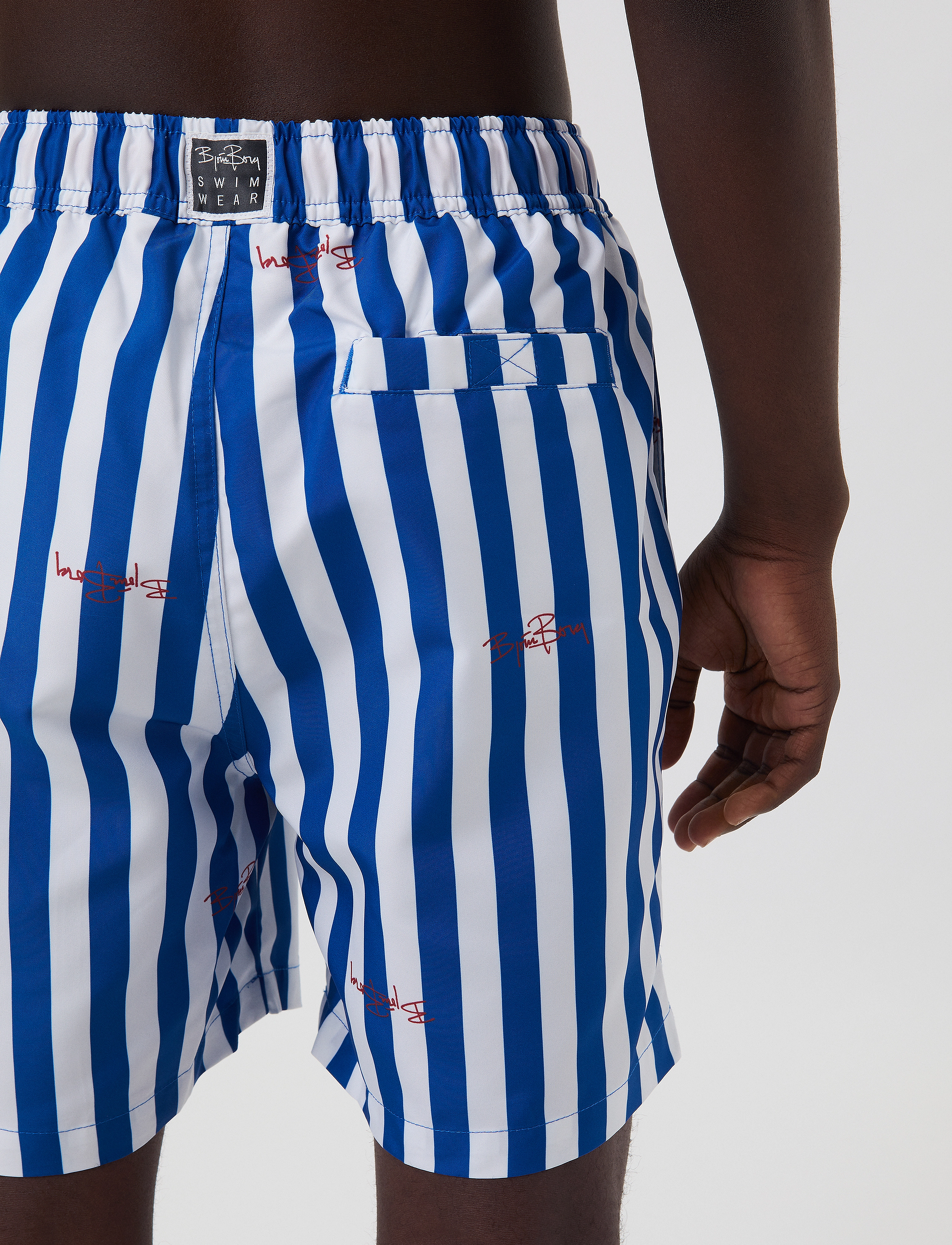 Björn Borg - BORG PRINT SWIM SHORTS - bb riviera stripe - 4