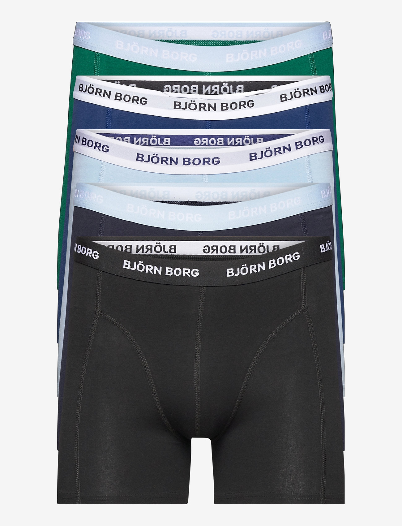Björn Borg - ESSENTIAL BOXER 5p - multipack 1 - 0