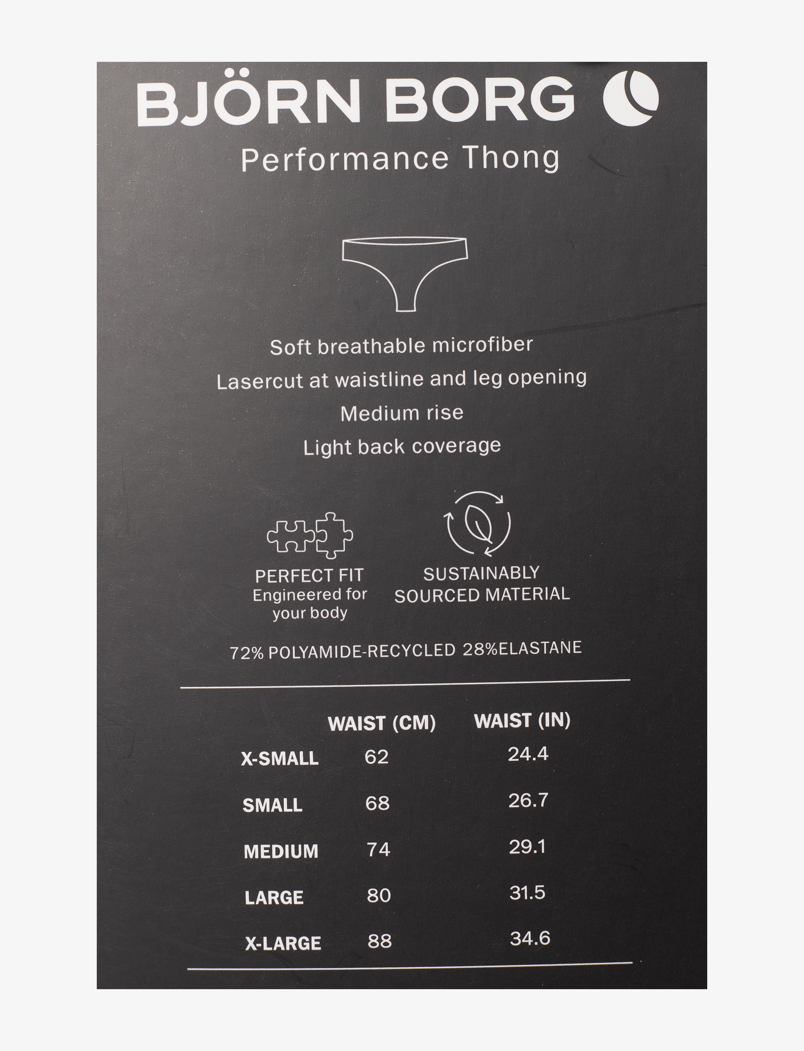 Björn Borg - PERFORMANCE THONG 2p - multipack 1 - 2