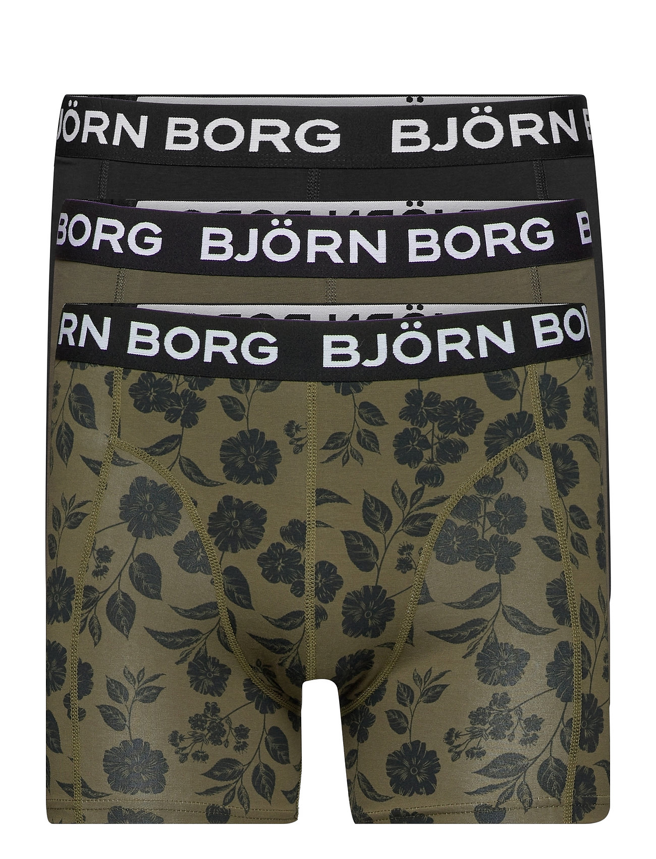 Björn Borg - COTTON STRETCH BOXER 3p - lowest prices - camo - 0