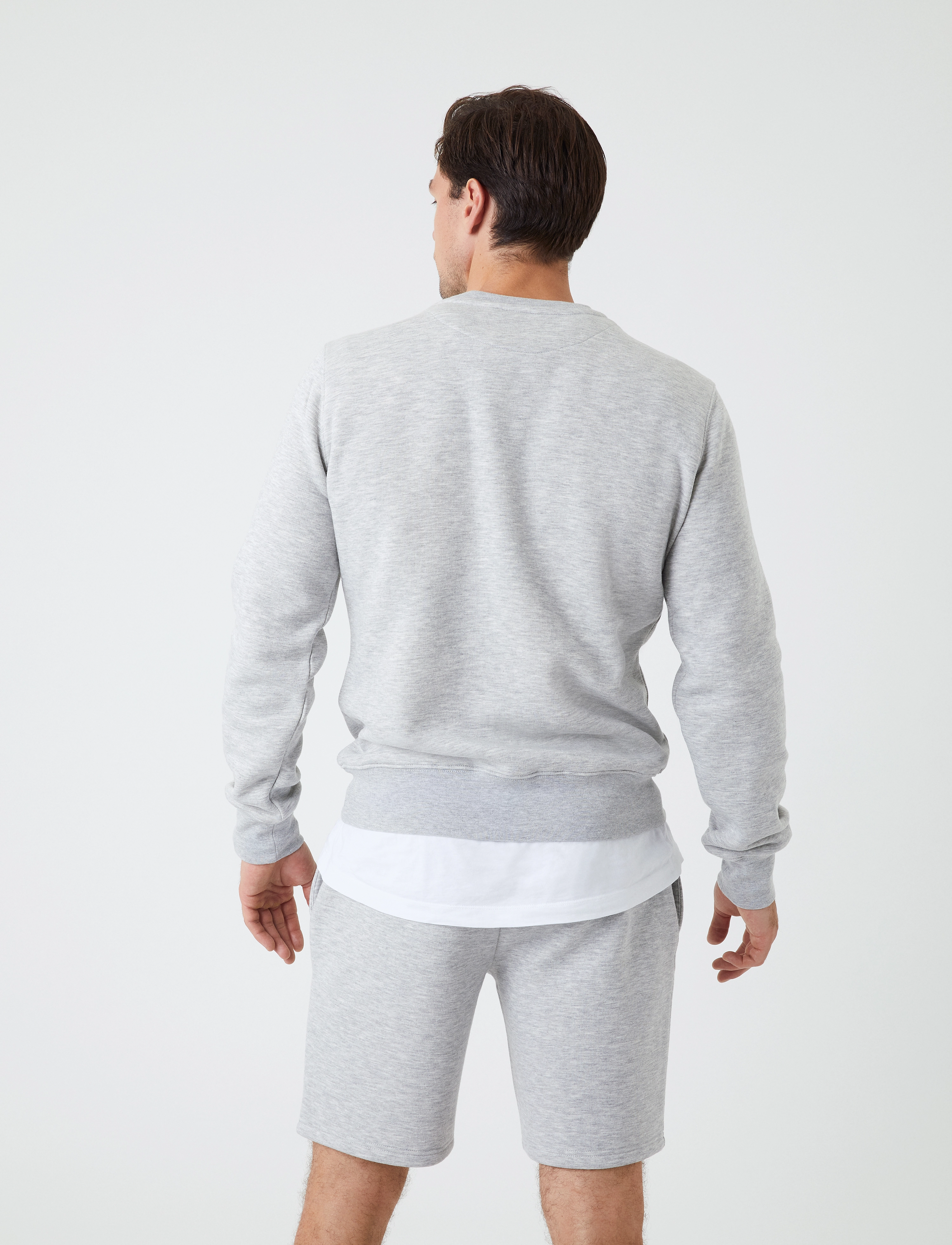 Björn Borg - BORG LOGO CREW - light grey melange - 3