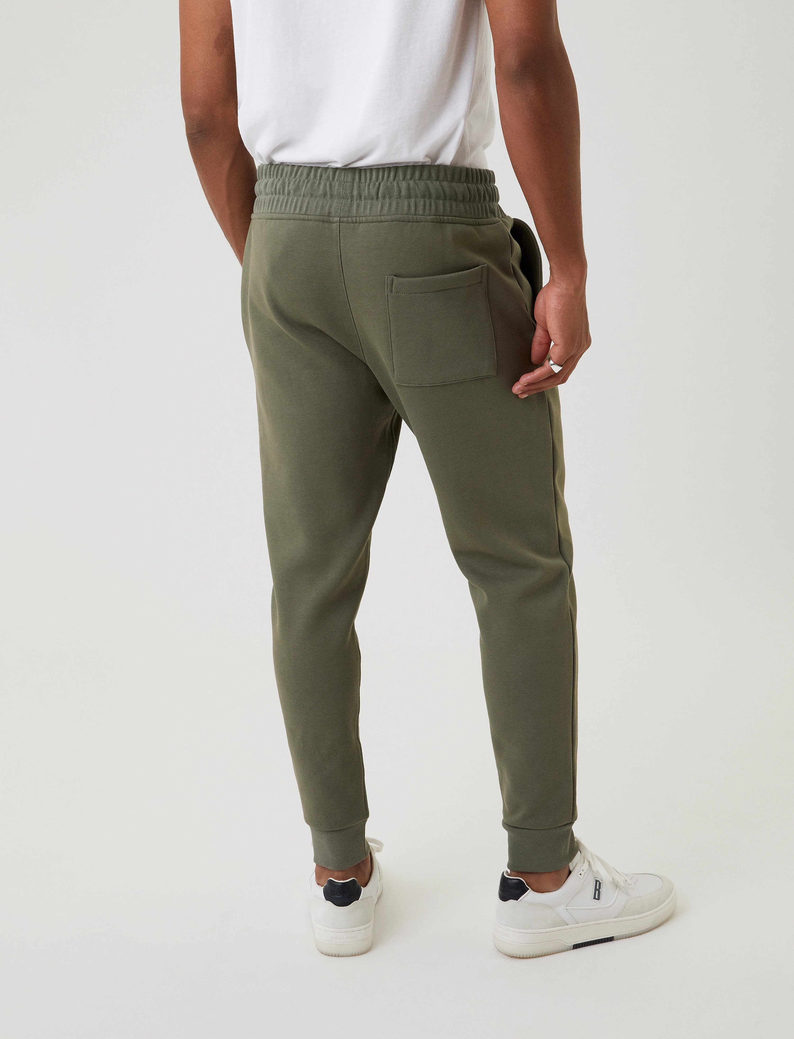 Björn Borg - BORG LOGO PANTS - castor grey - 3