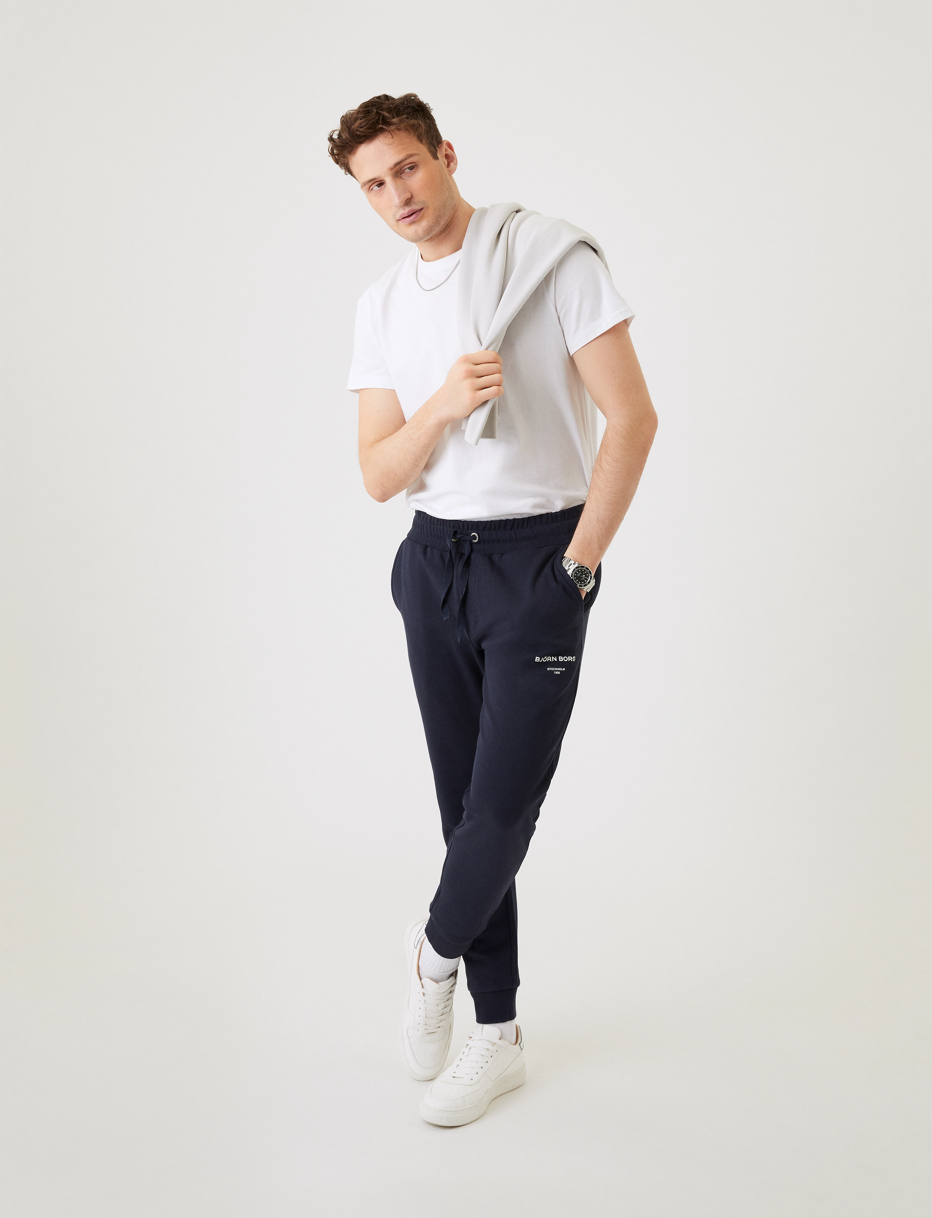Björn Borg - BORG LOGO PANTS - night sky - 2