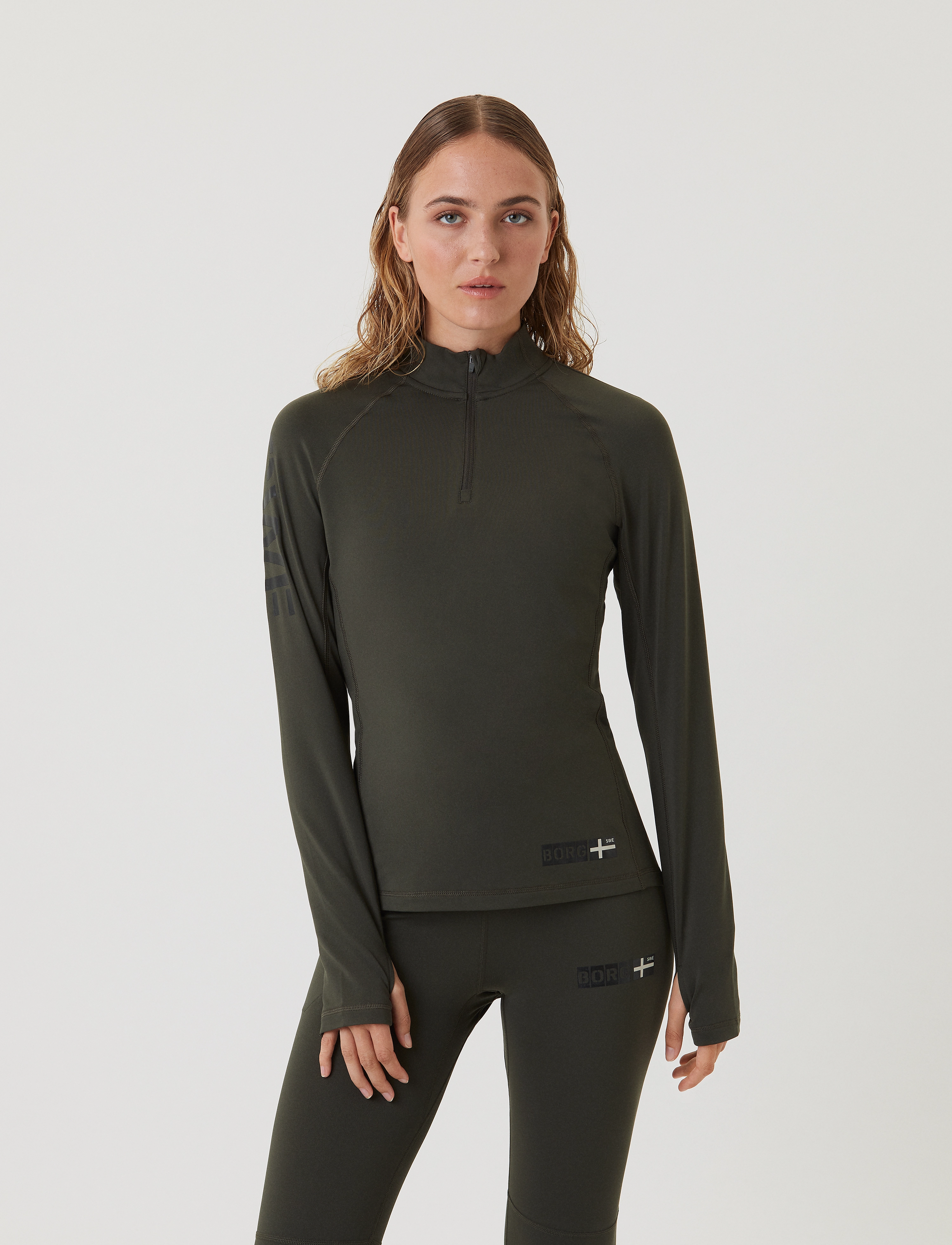 Björn Borg - STHLM MIDLAYER - peat - 3