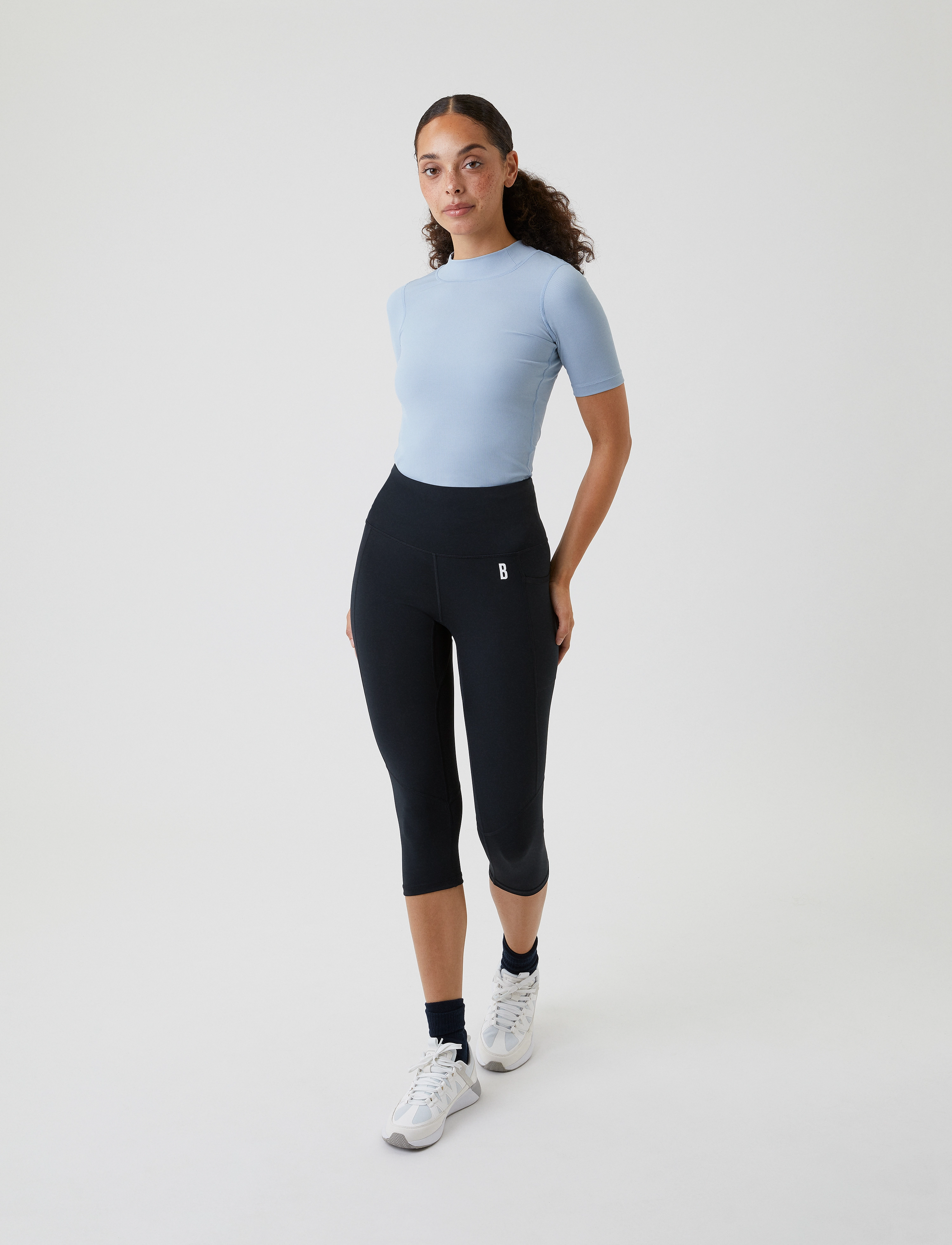 Björn Borg - ACE 3/4 TIGHTS - black beauty - 2