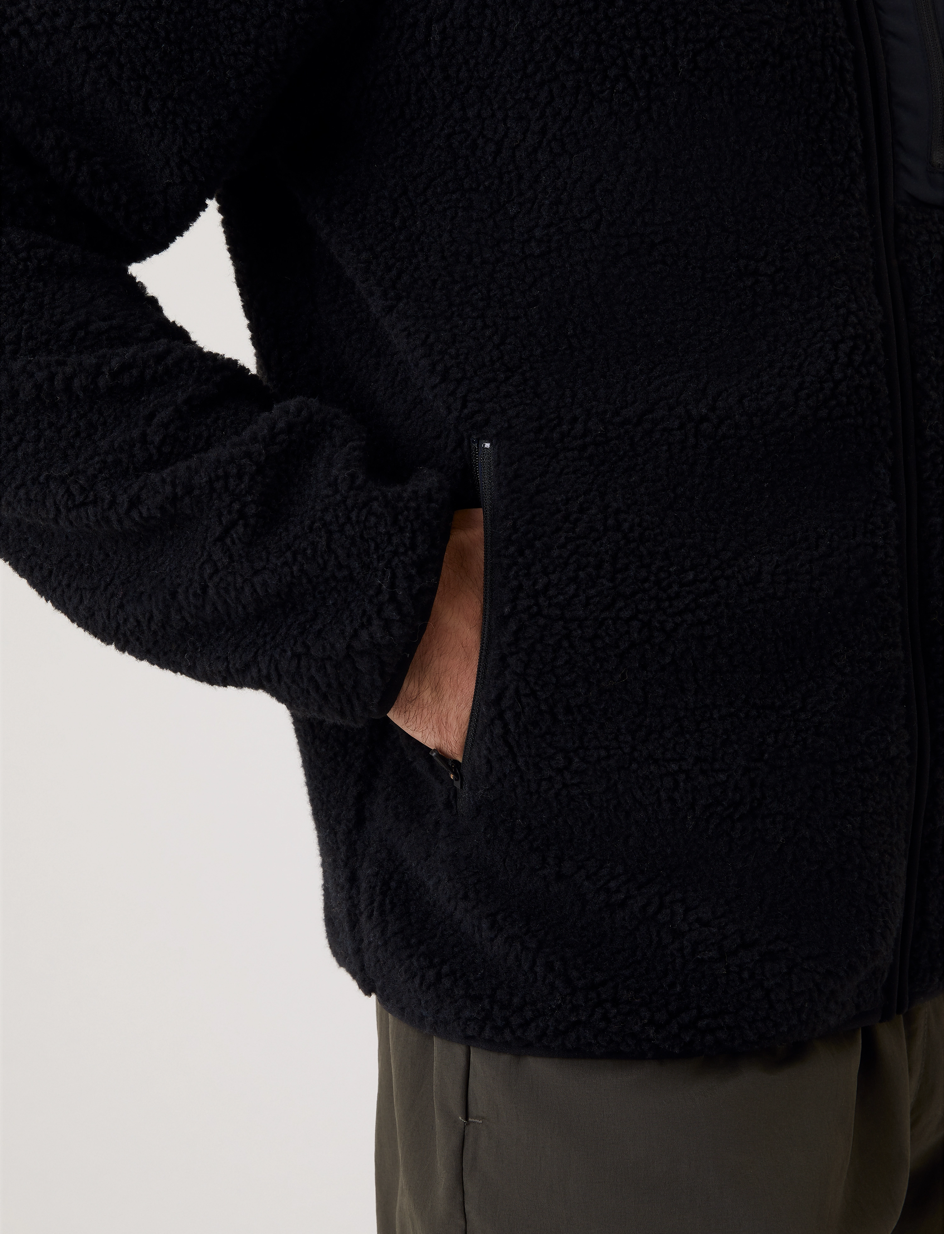 Björn Borg - STHLM FLEECE JACKET - black beauty - 5