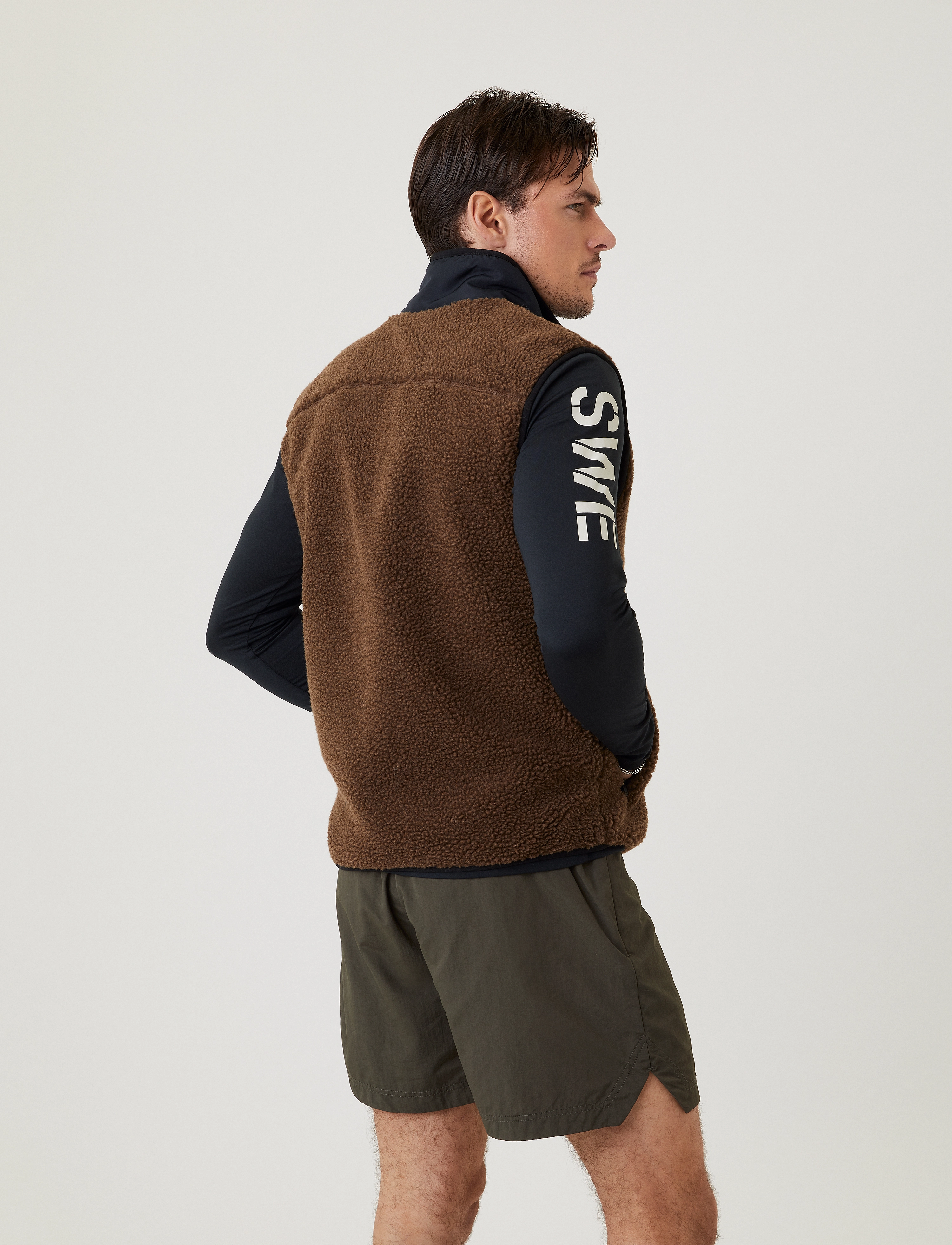 Björn Borg - STHLM FLEECE VEST - teak - 3