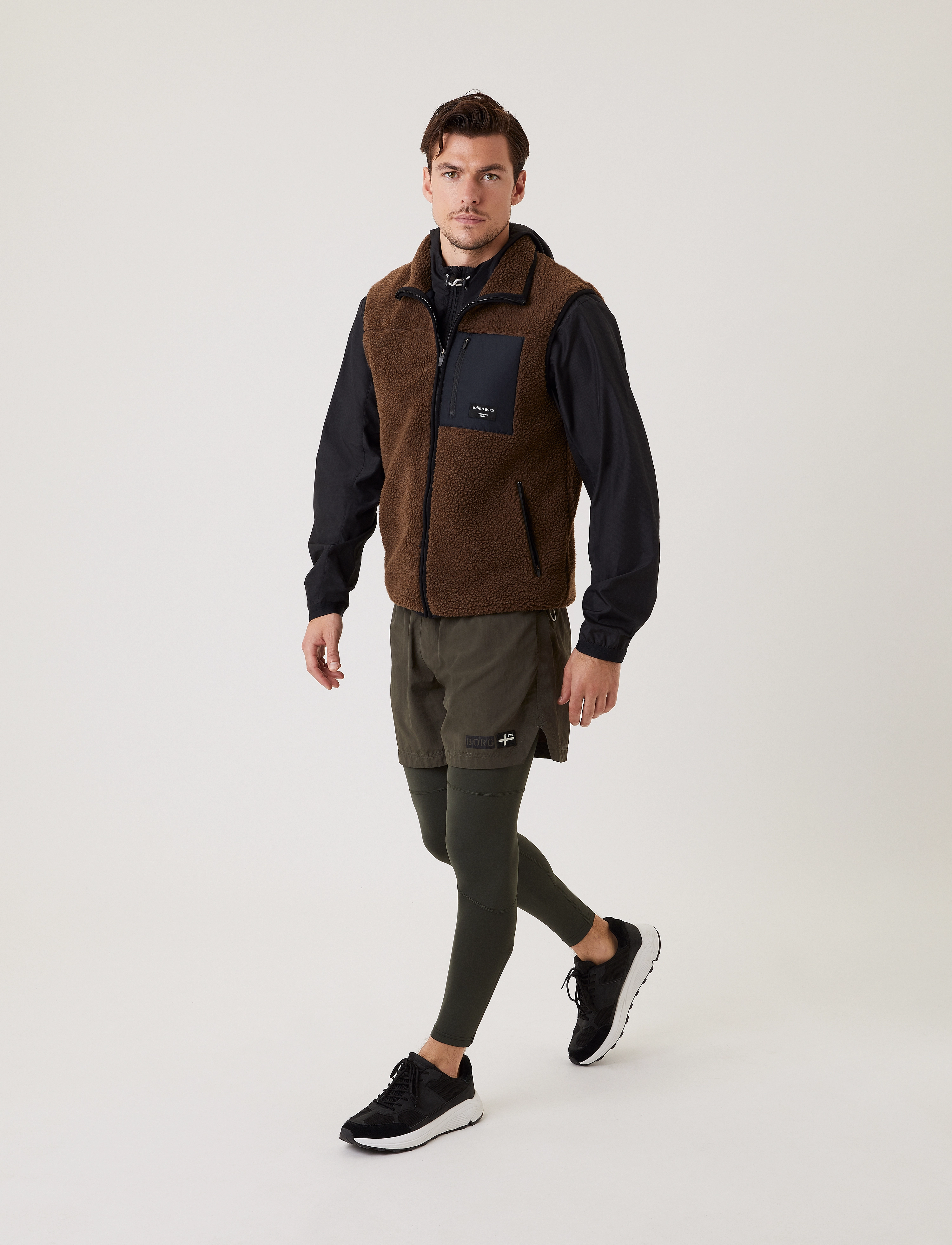 Björn Borg - STHLM FLEECE VEST - teak - 4