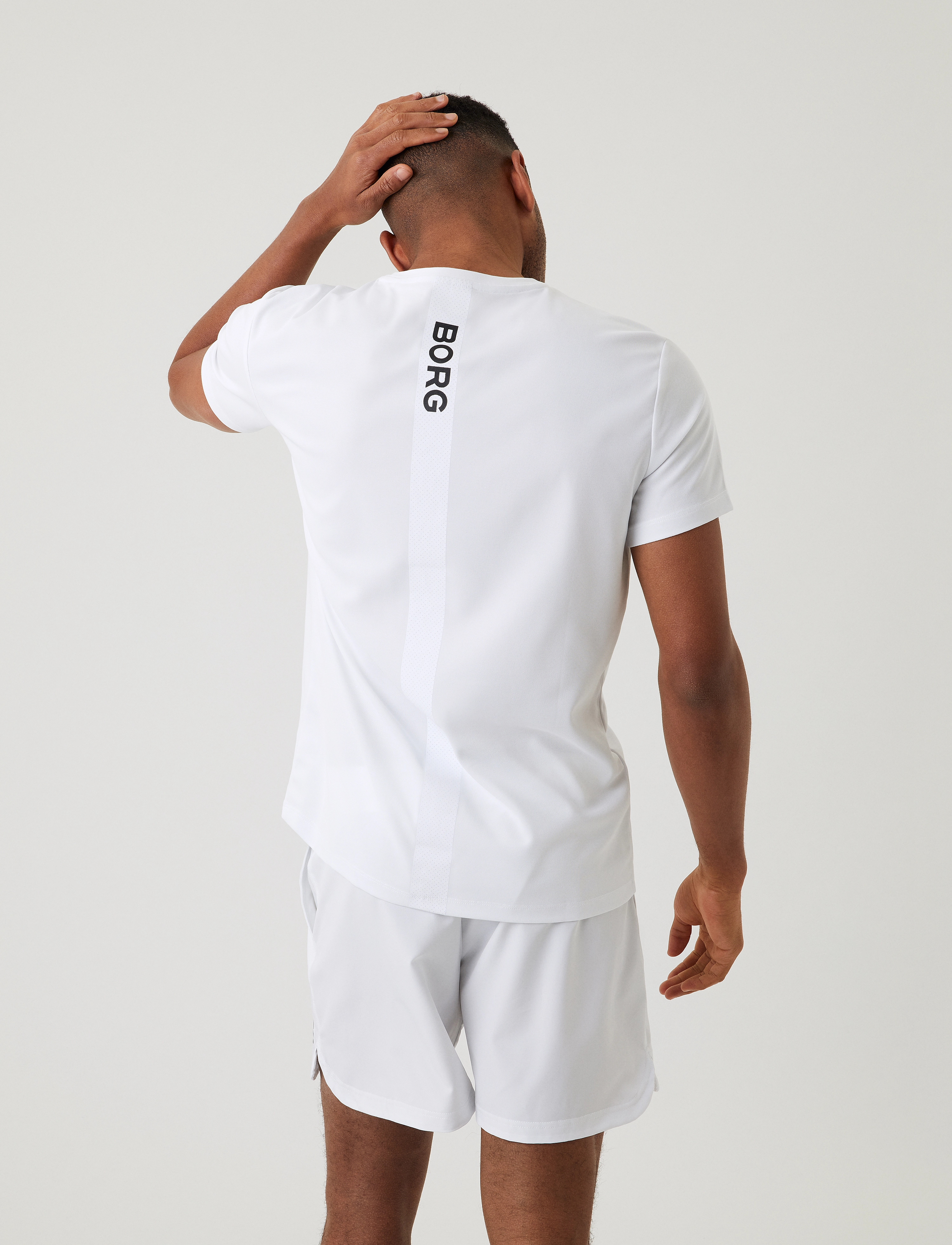 Björn Borg - ACE T-SHIRT STRIPE - brilliant white - 3