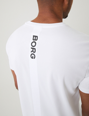Björn Borg - ACE T-SHIRT STRIPE - short-sleeved t-shirts - brilliant white - 4