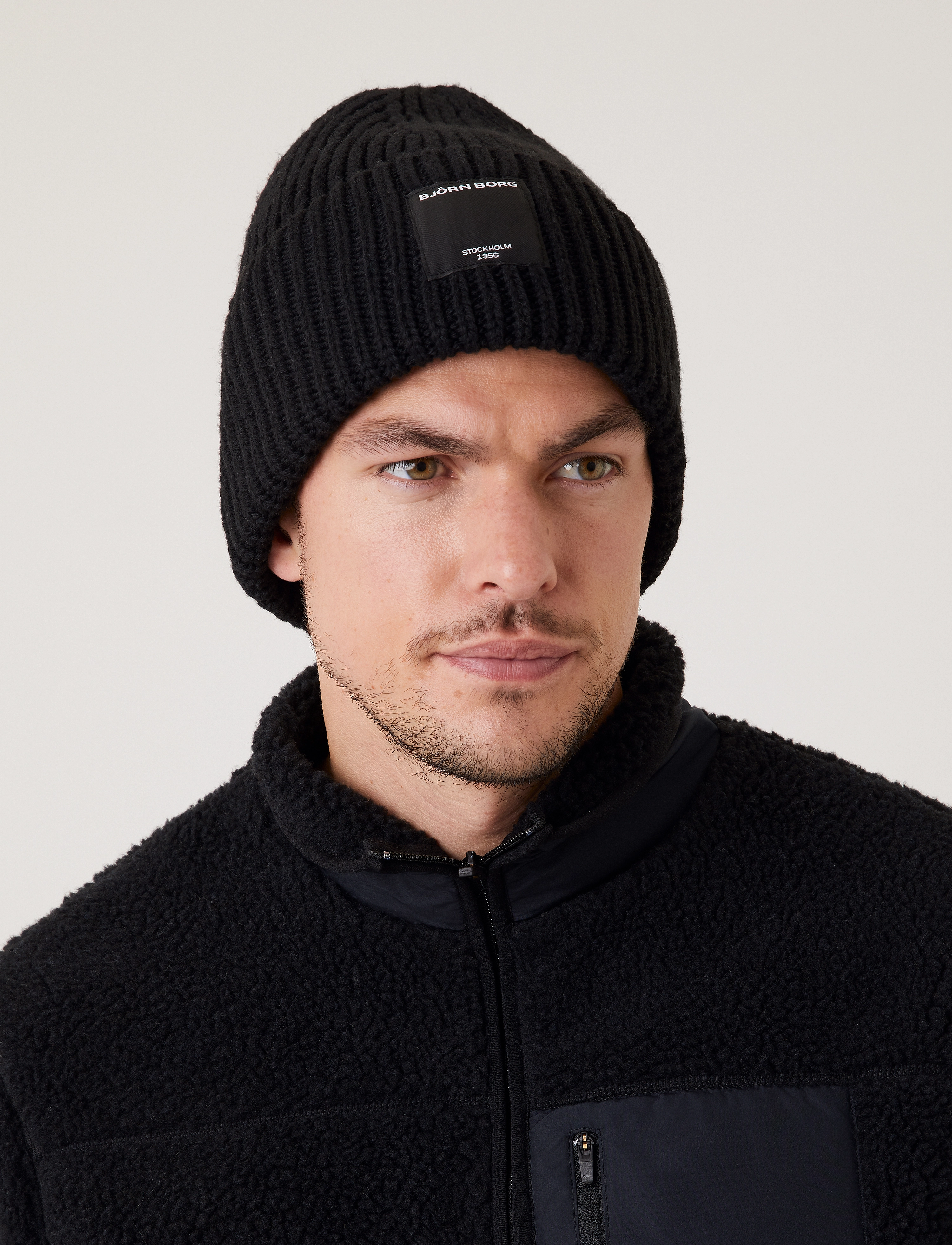 Björn Borg - STHLM KNIT HAT - black beauty - 2
