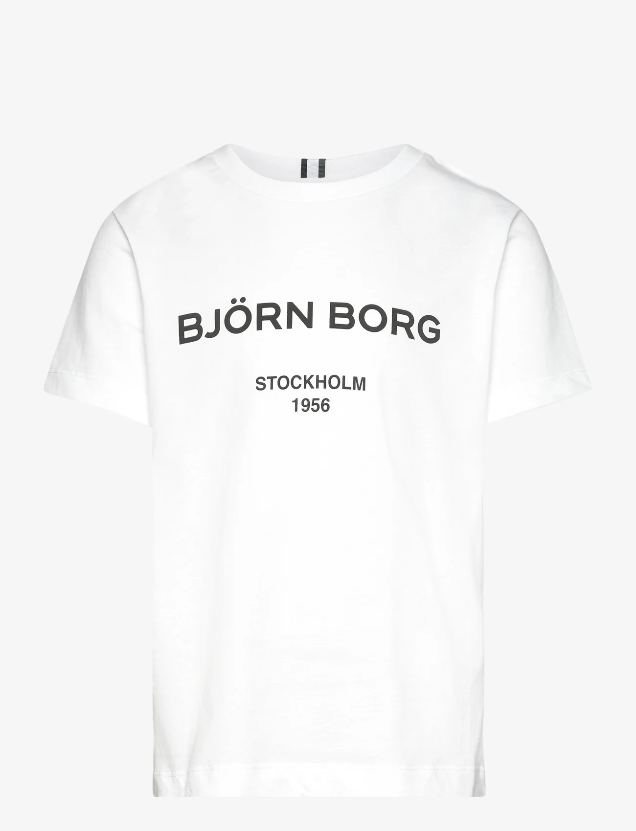 Björn Borg - BORG LOGO T-SHIRT - kortærmede t-shirts - brilliant white - 0
