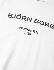 Björn Borg - BORG LOGO T-SHIRT - lyhythihaiset t-paidat - brilliant white - 2