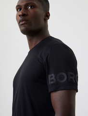 Björn Borg - BORG LIGHT T-SHIRT - de laveste prisene - black beauty - 4