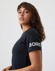 Björn Borg - BORG T-SHIRT - t-shirts - black beauty - 4