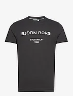 BORG LOGO T-SHIRT - BLACK BEAUTY