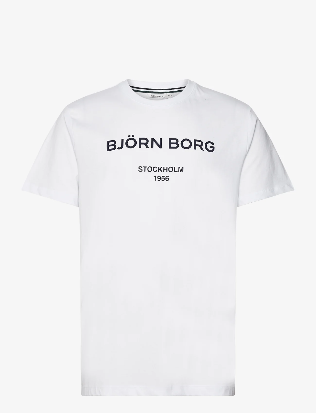 Björn Borg - BORG LOGO T-SHIRT - de laveste prisene - brilliant white - 0