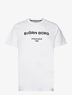 BORG LOGO T-SHIRT - BRILLIANT WHITE