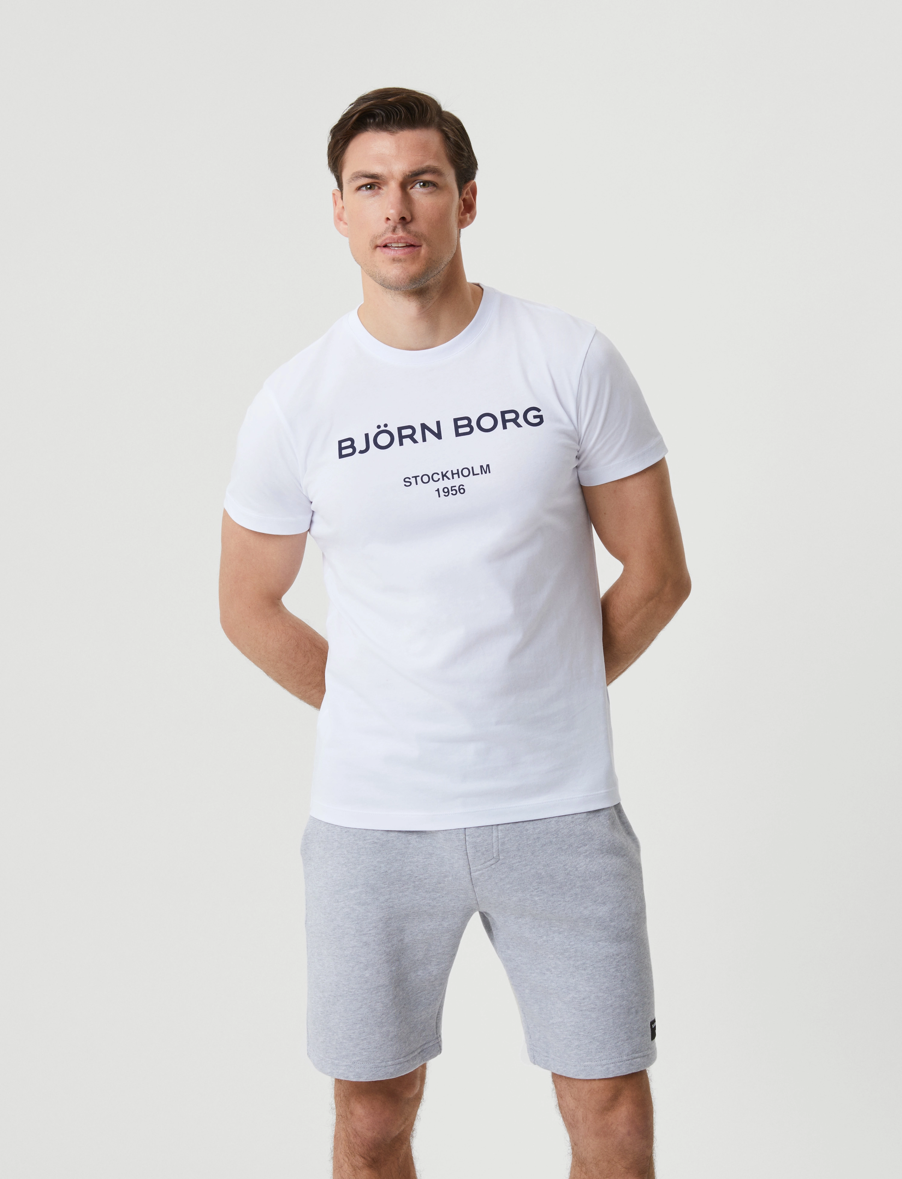 Björn Borg - BORG LOGO T-SHIRT - brilliant white - 2