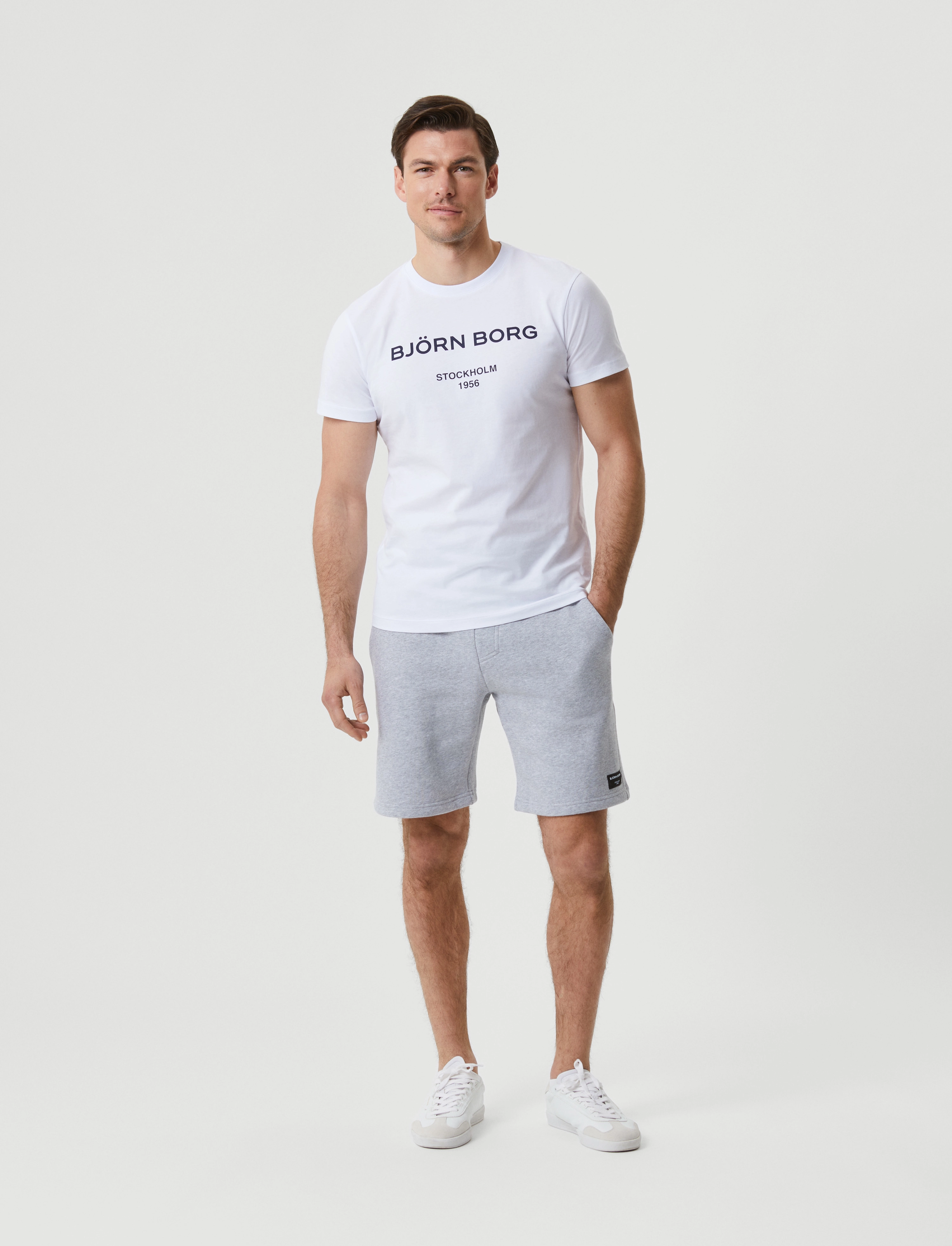 Björn Borg - BORG LOGO T-SHIRT - brilliant white - 4