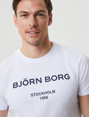 Björn Borg - BORG LOGO T-SHIRT - de laveste prisene - brilliant white - 5