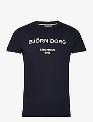 Björn Borg - BORG LOGO T-SHIRT - alhaisimmat hinnat - night sky - 0