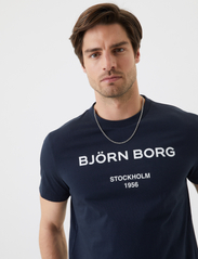 Björn Borg - BORG LOGO T-SHIRT - lägsta priserna - night sky - 4