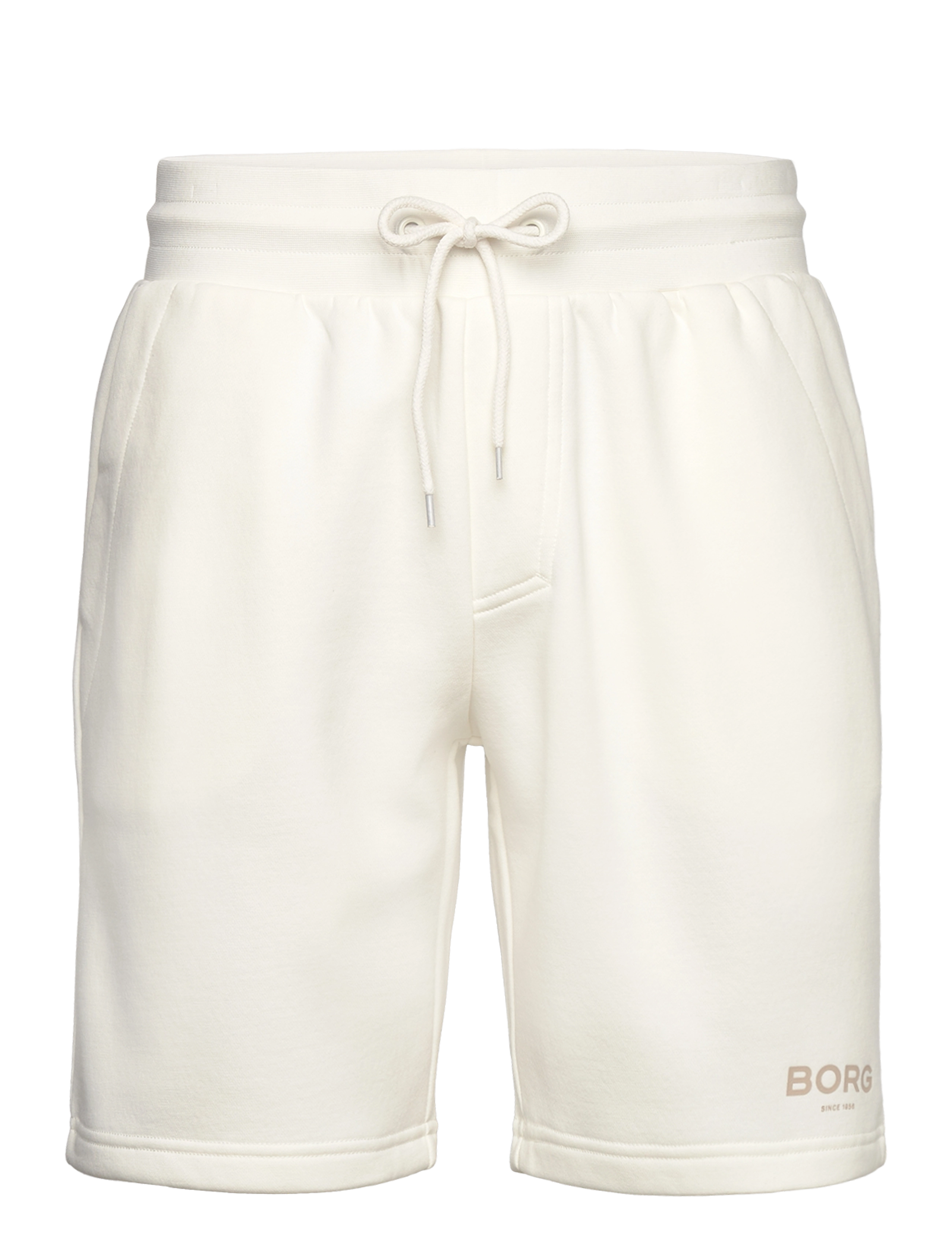 BB LOGO SHORTS - EGRET