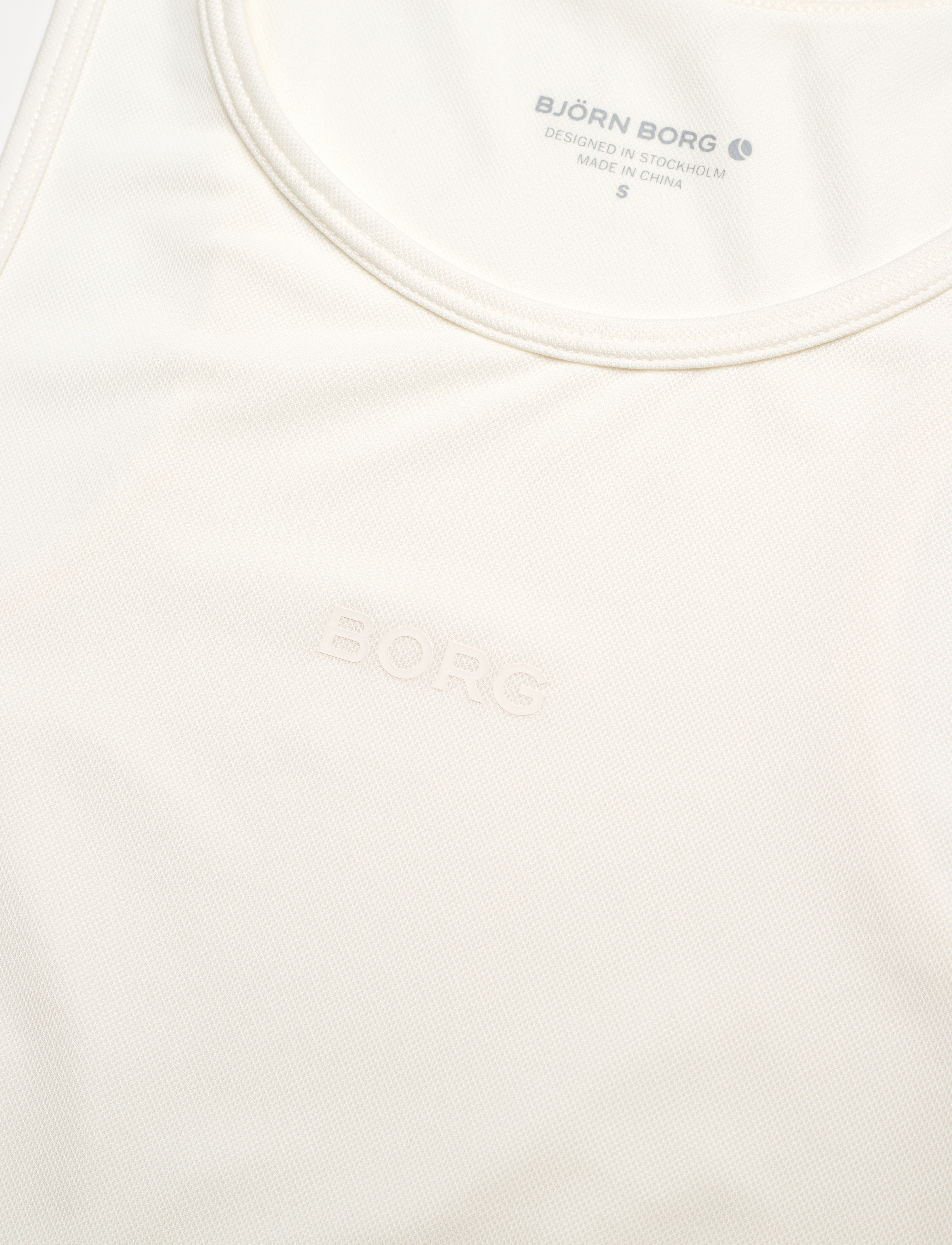 Björn Borg - BORG RACERBACK TANK - cannoli cream - 2