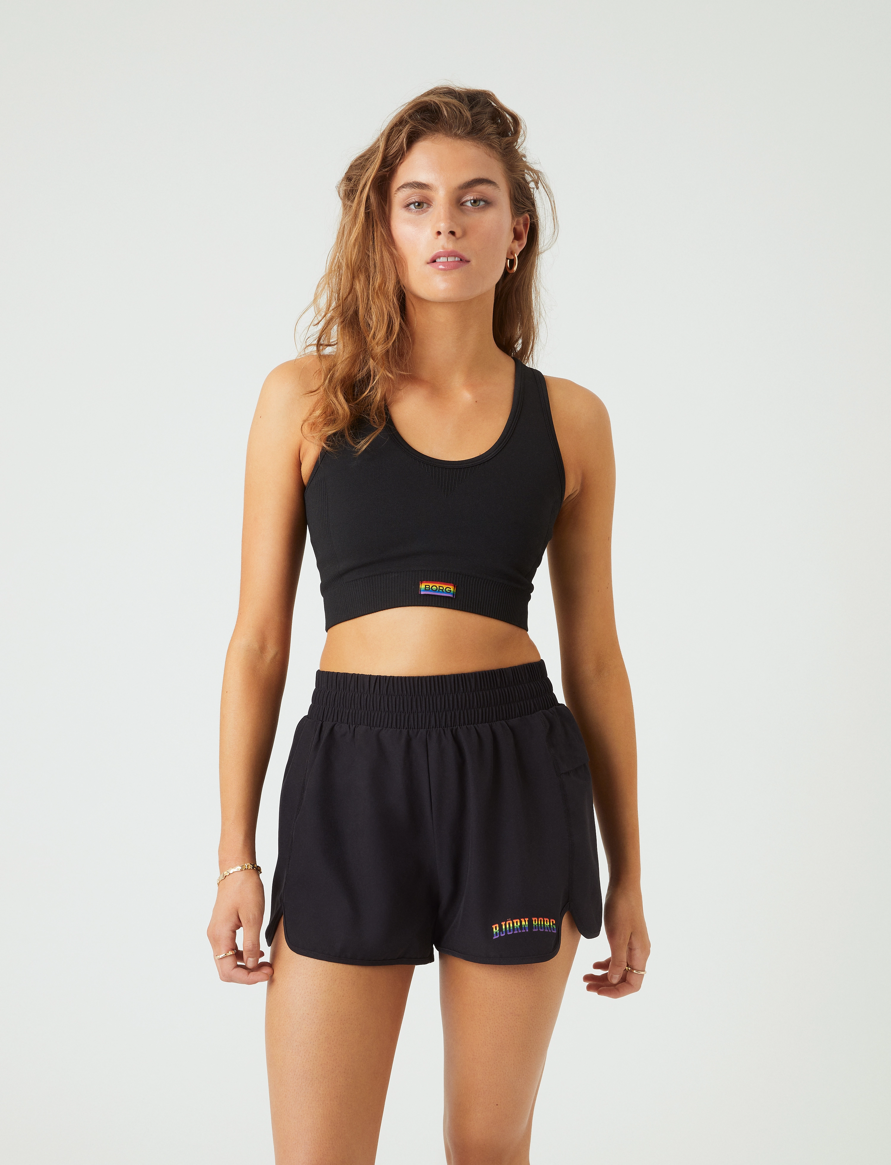 Björn Borg - BORG LOW SEAMLESS BRA PRIDE - black beauty - 2