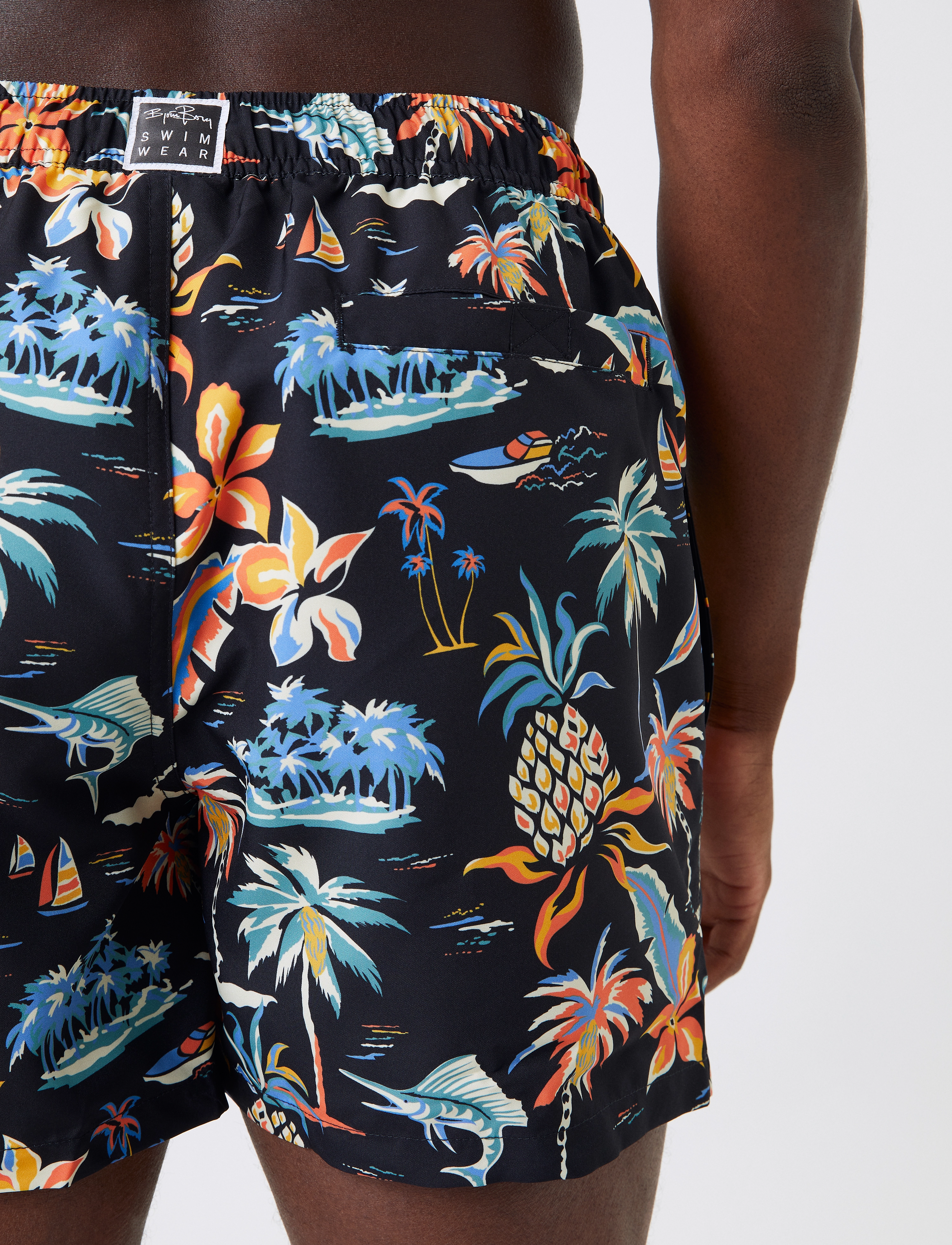 Björn Borg - BORG PRINT SWIM SHORTS - bb paradiso 1 - 5
