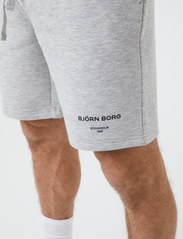 Björn Borg - BORG LOGO SHORTS - sportsshorts - light grey melange - 5