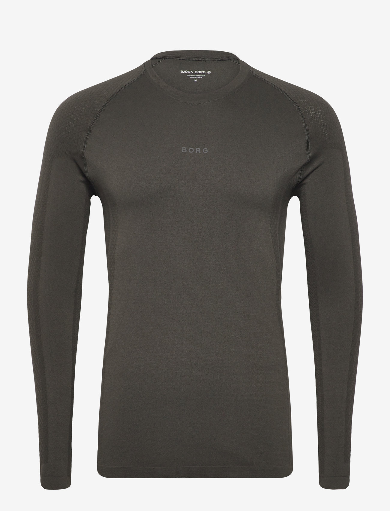 Björn Borg - BORG RUNNING SEAMLESS LS T-SHIRT - peat - 1