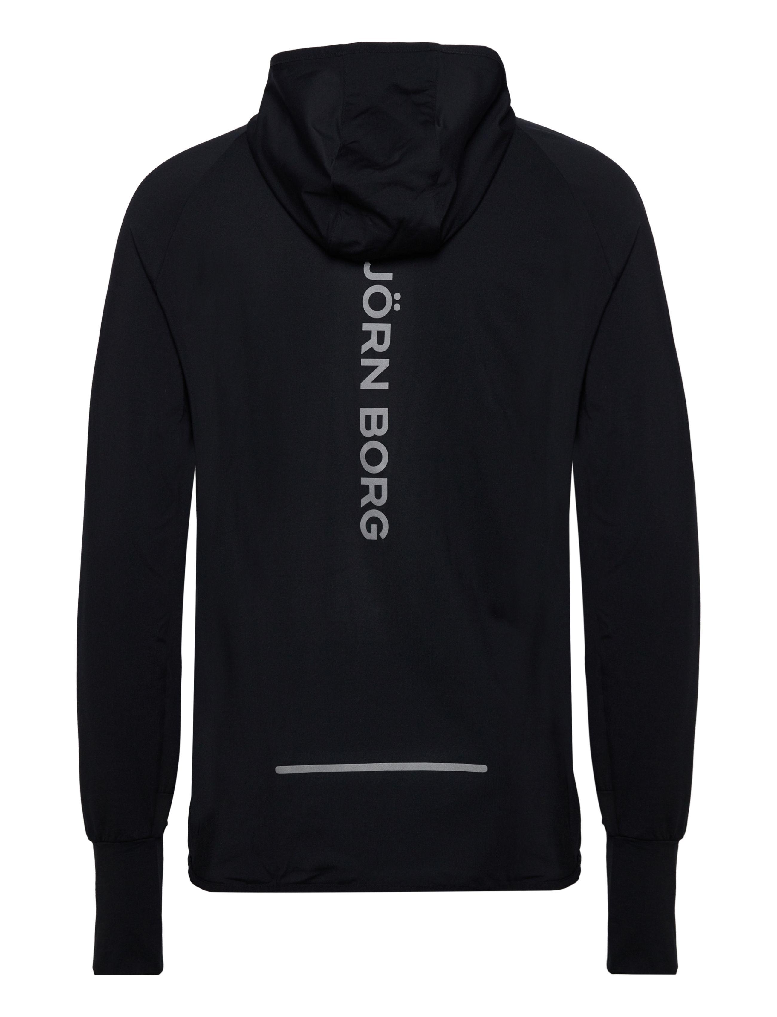 Björn Borg - BORG RUNNING MID LAYER HOOD - black beauty - 1