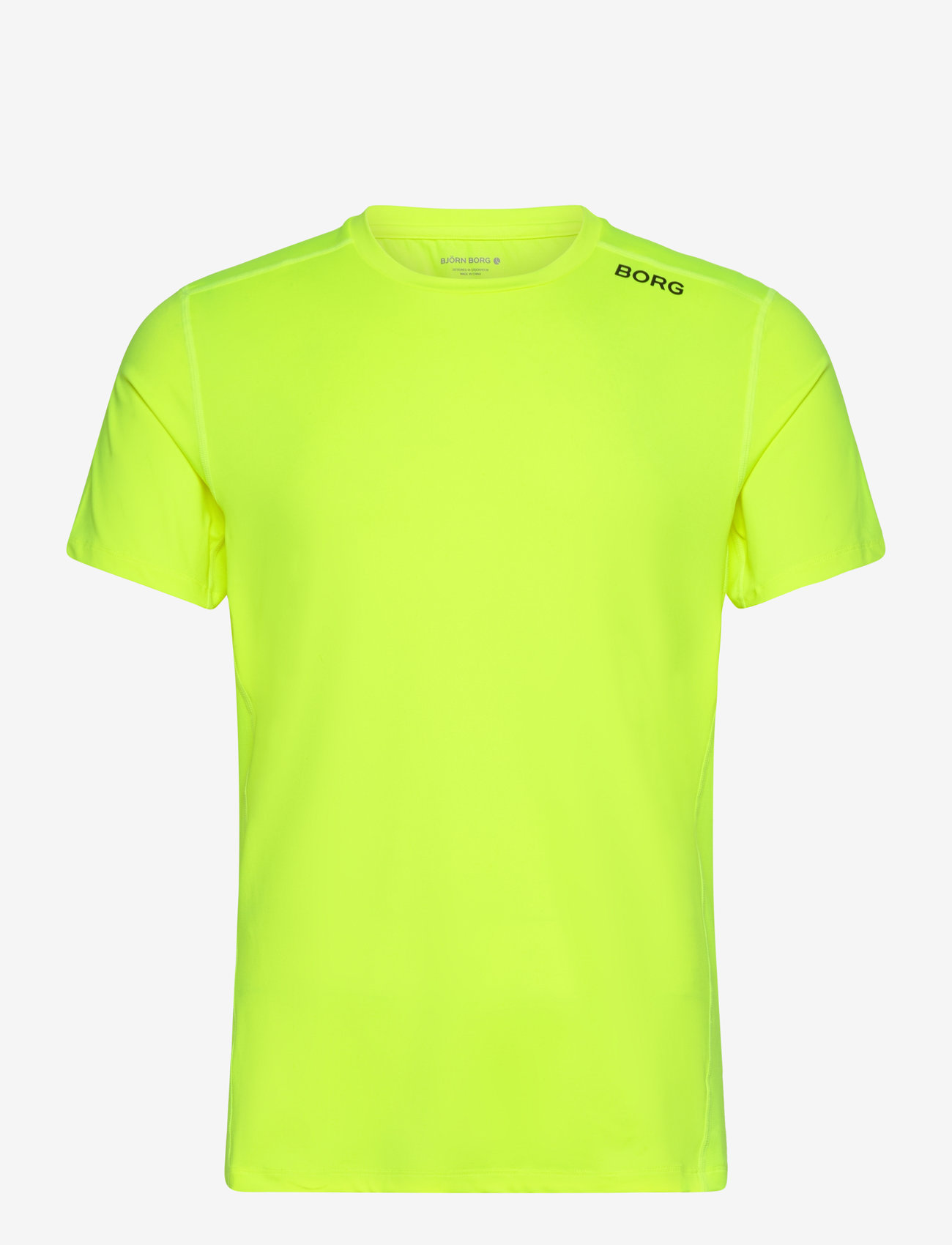 Björn Borg - BORG TECH T-SHIRT - safety yellow - 1