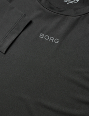 Björn Borg - BORG LONG SLEEVED T-SHIRT - sporta topi - black beauty - 6