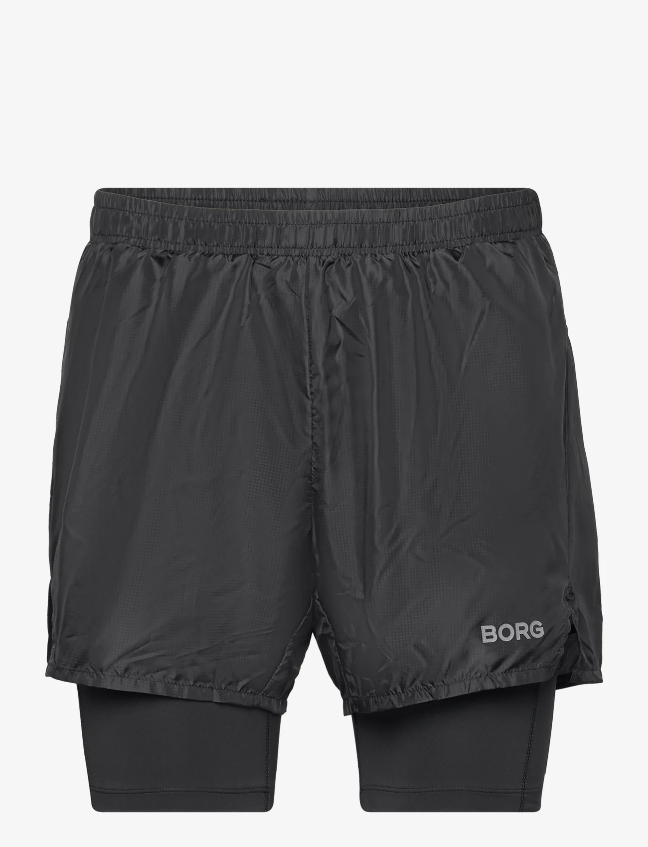 Björn Borg - BORG RUNNING SHORTS 2 IN 1 - training shorts - black beauty - 0