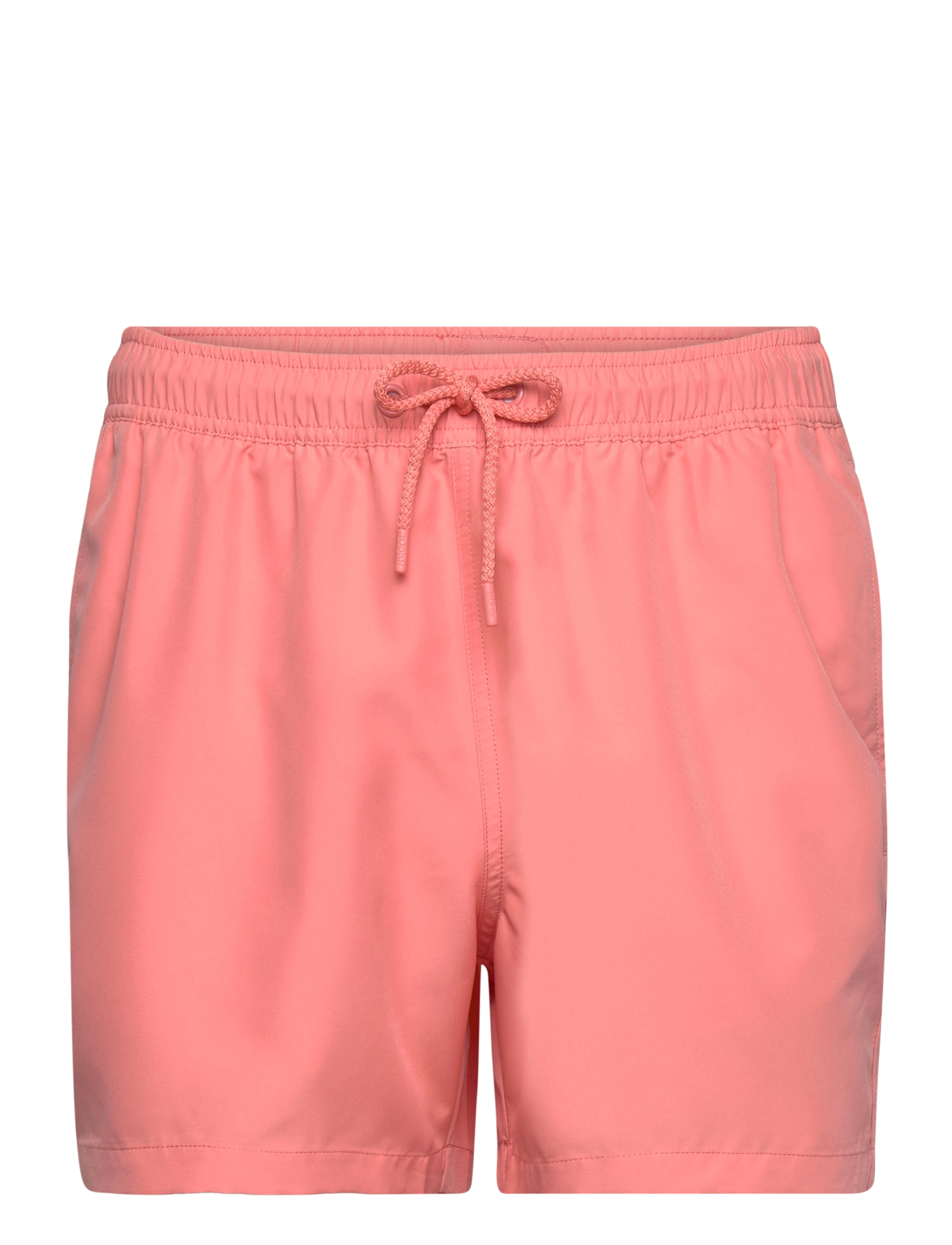 BORG SOLID SWIM SHORTS - BURNT CORAL