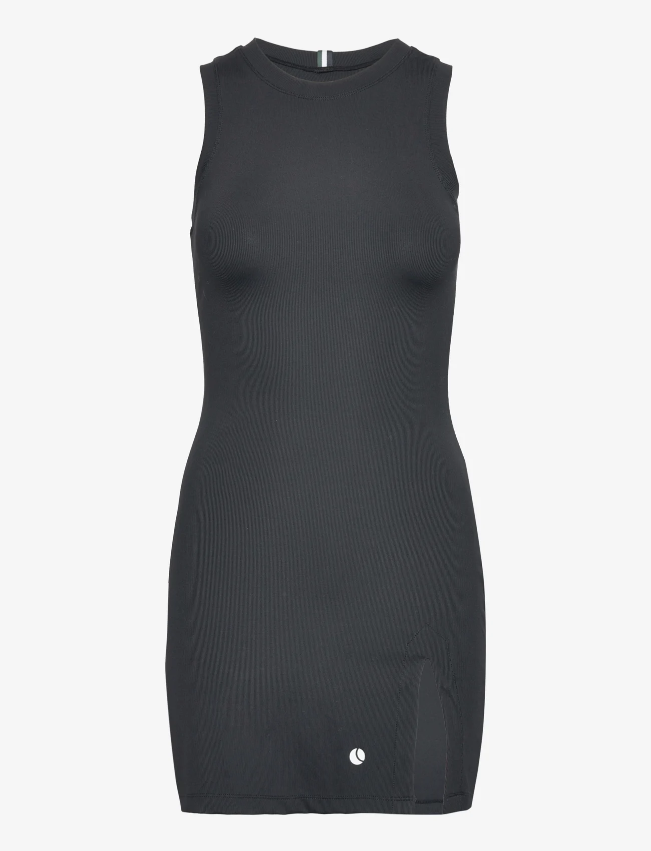 Björn Borg - ACE RIB DRESS - sportkleider - black beauty - 0