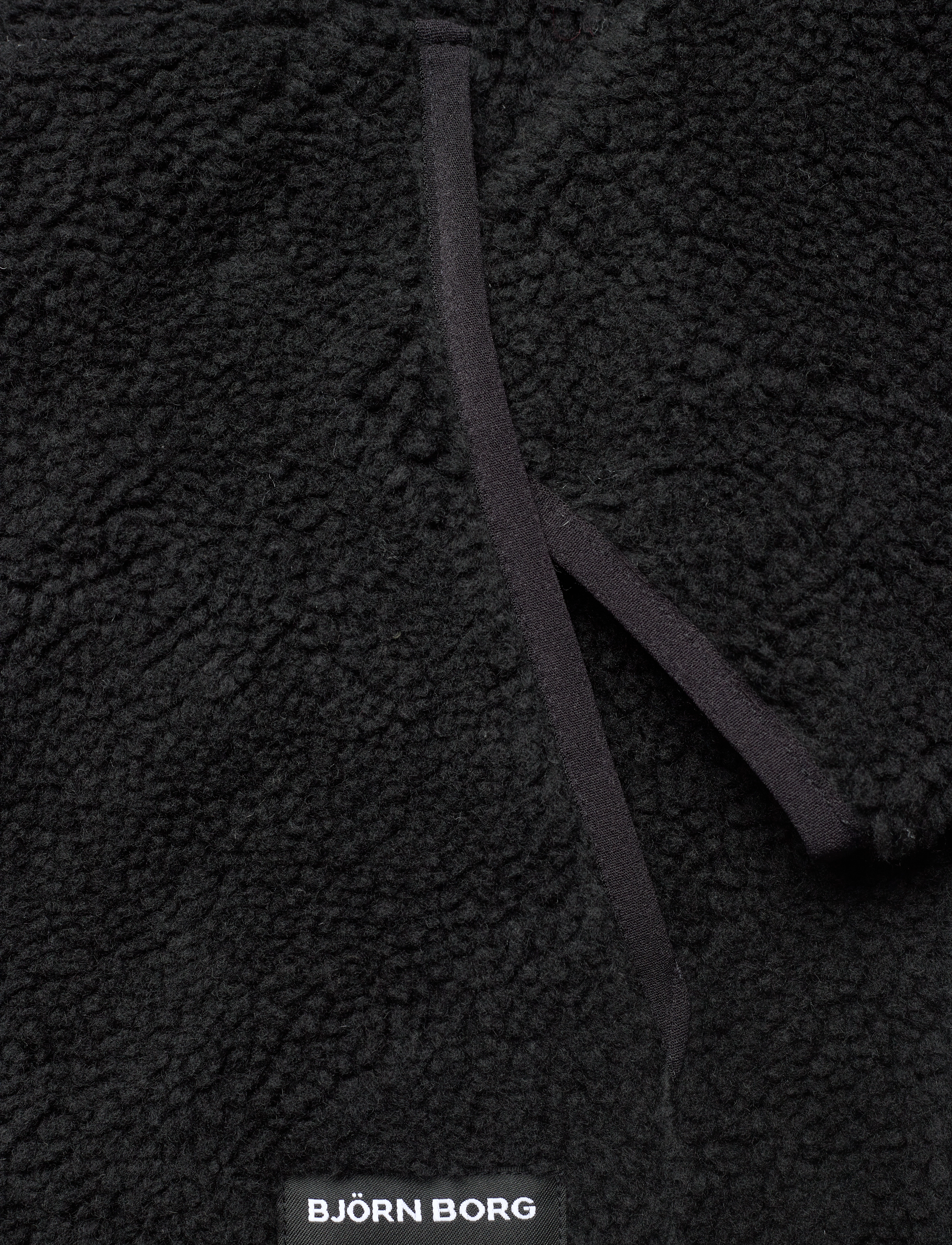 Björn Borg - CENTRE PILE FLEECE JACKET - black beauty - 3