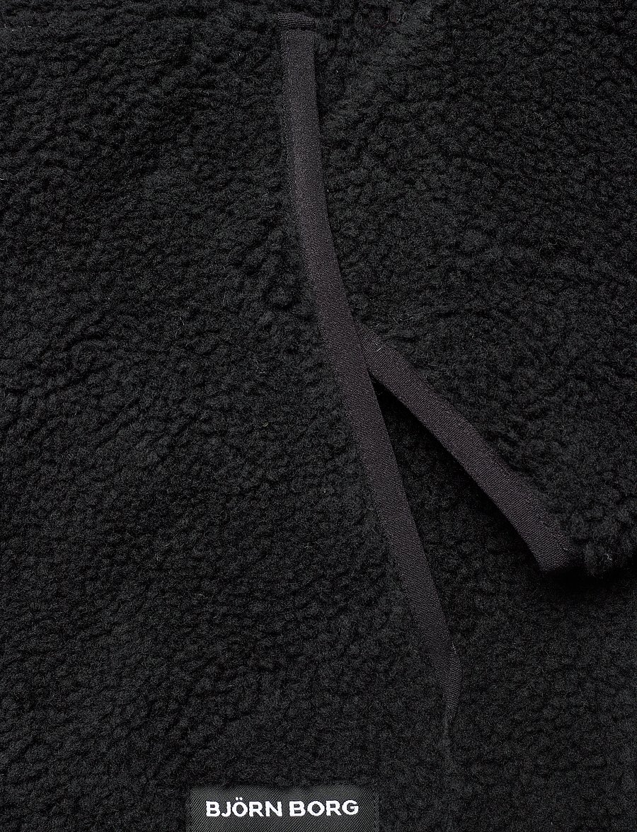 Björn Borg - CENTRE PILE FLEECE JACKET - black beauty - 3