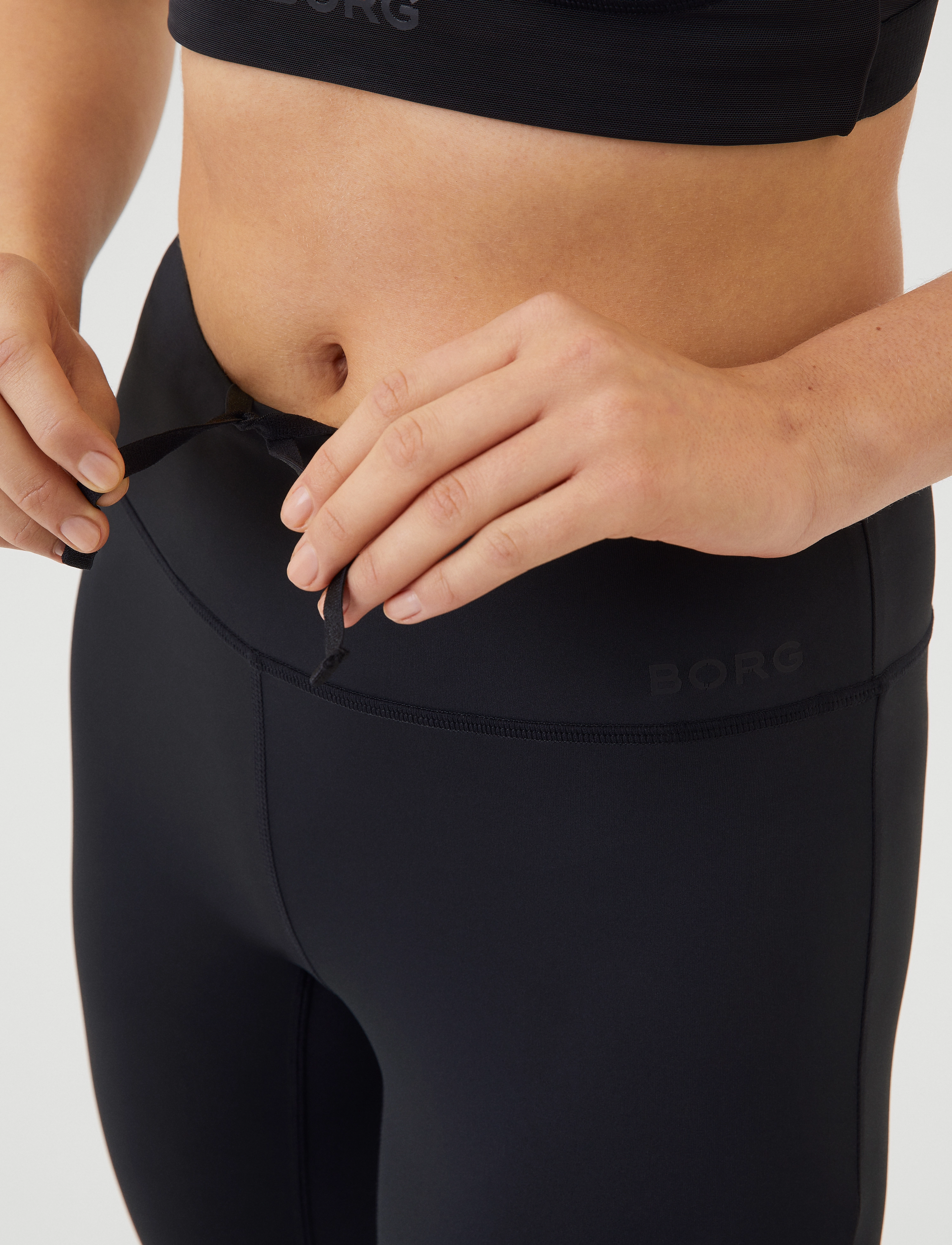 Björn Borg - BORG HIGH WAIST TONAL TIGHTS - black beauty - 5