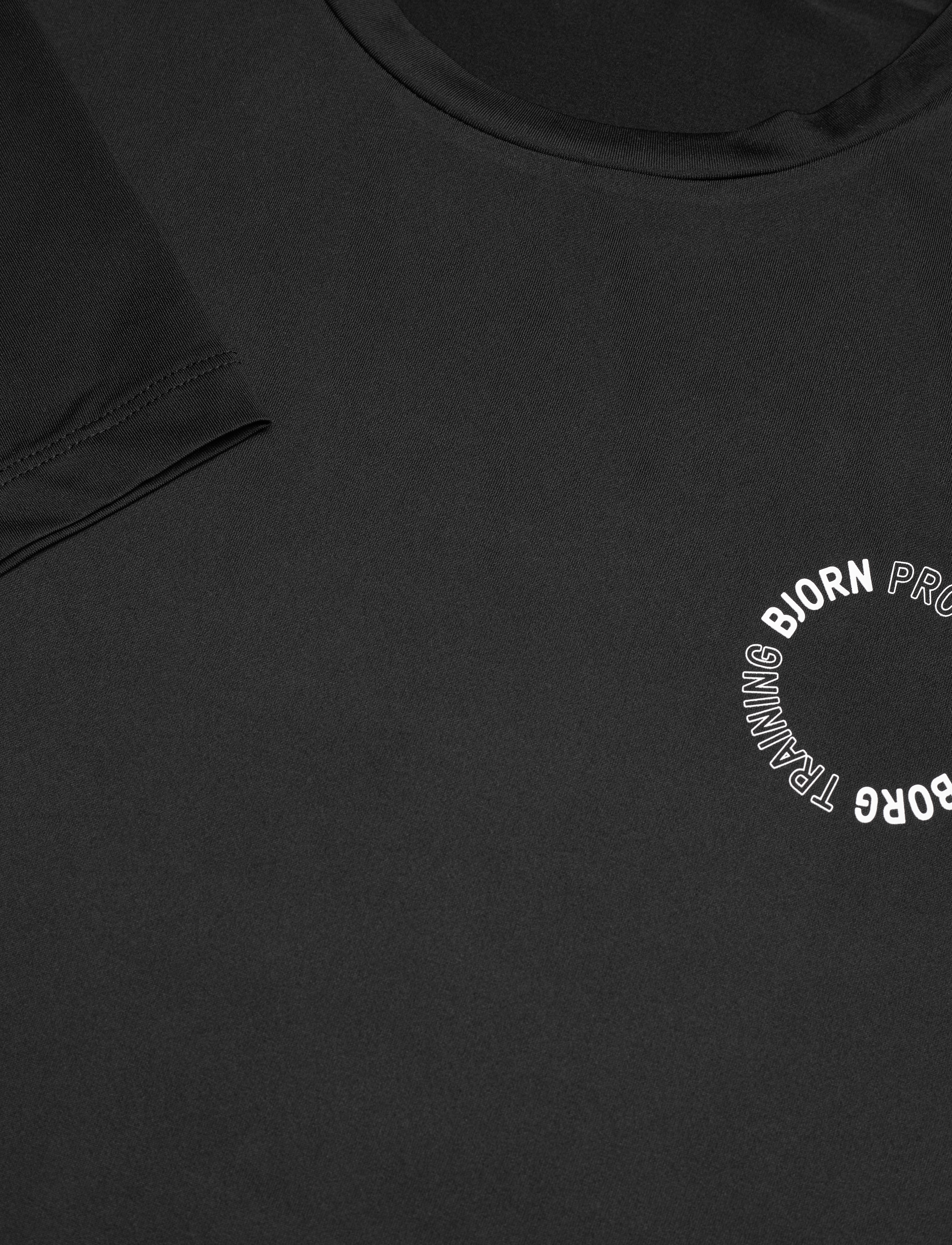 Björn Borg - STHLM GRAPHIC LONG SLEEVE T-SHIRT - black beauty - 2