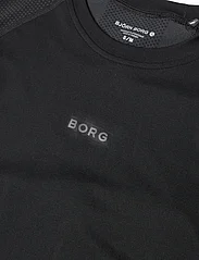 Björn Borg - BORG RUNNING SEAMLESS T-SHIRT - sporta topi - black beauty - 2